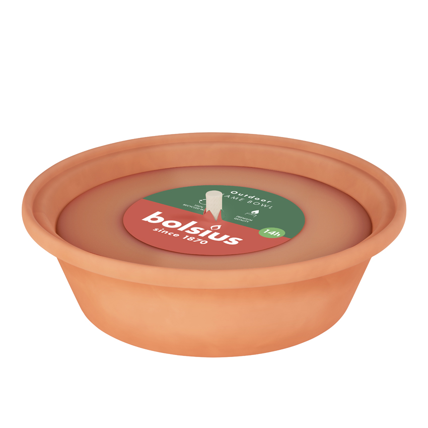 Vlamschaal 230/60 Terracotta