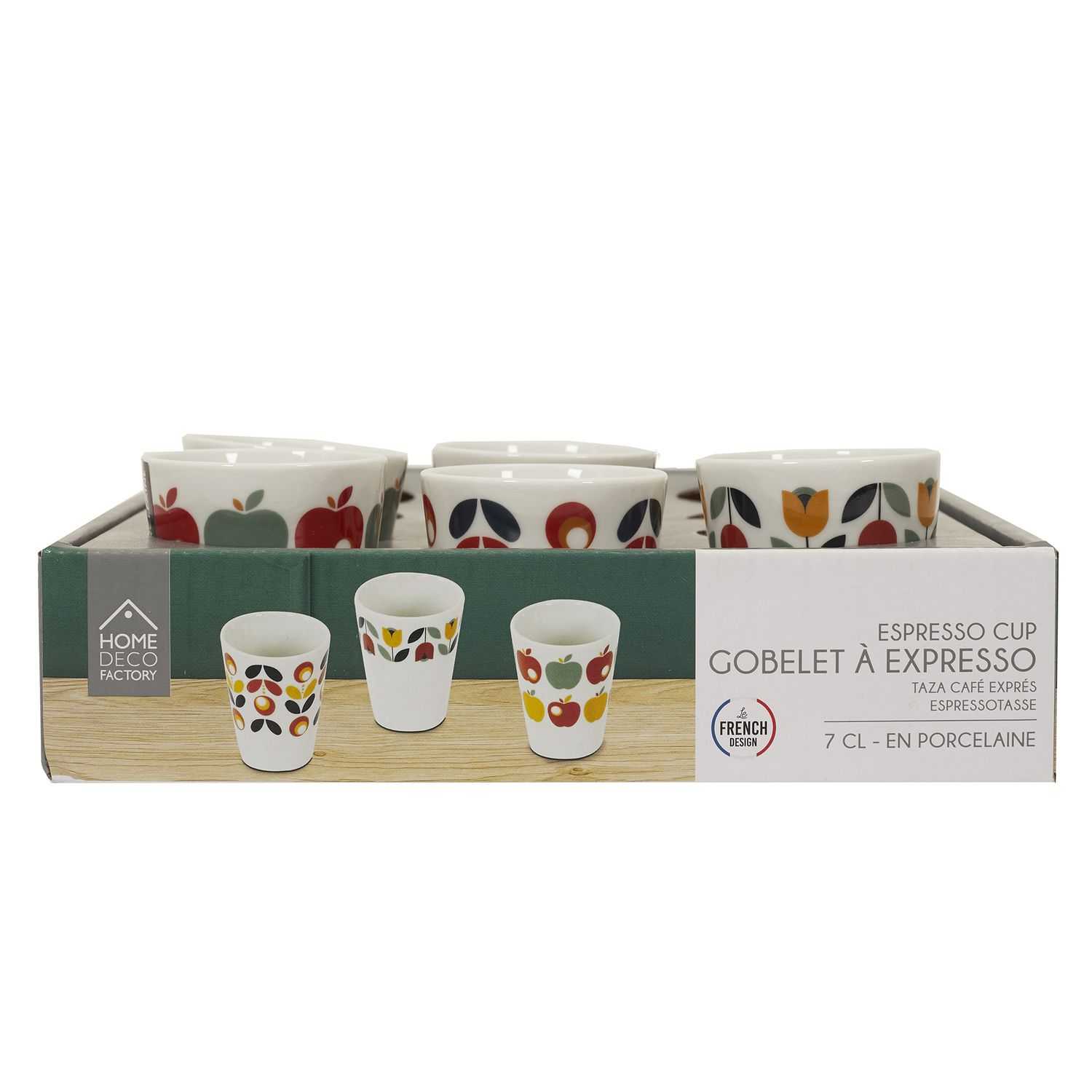 Home Deco Retro espressokopje 7cl