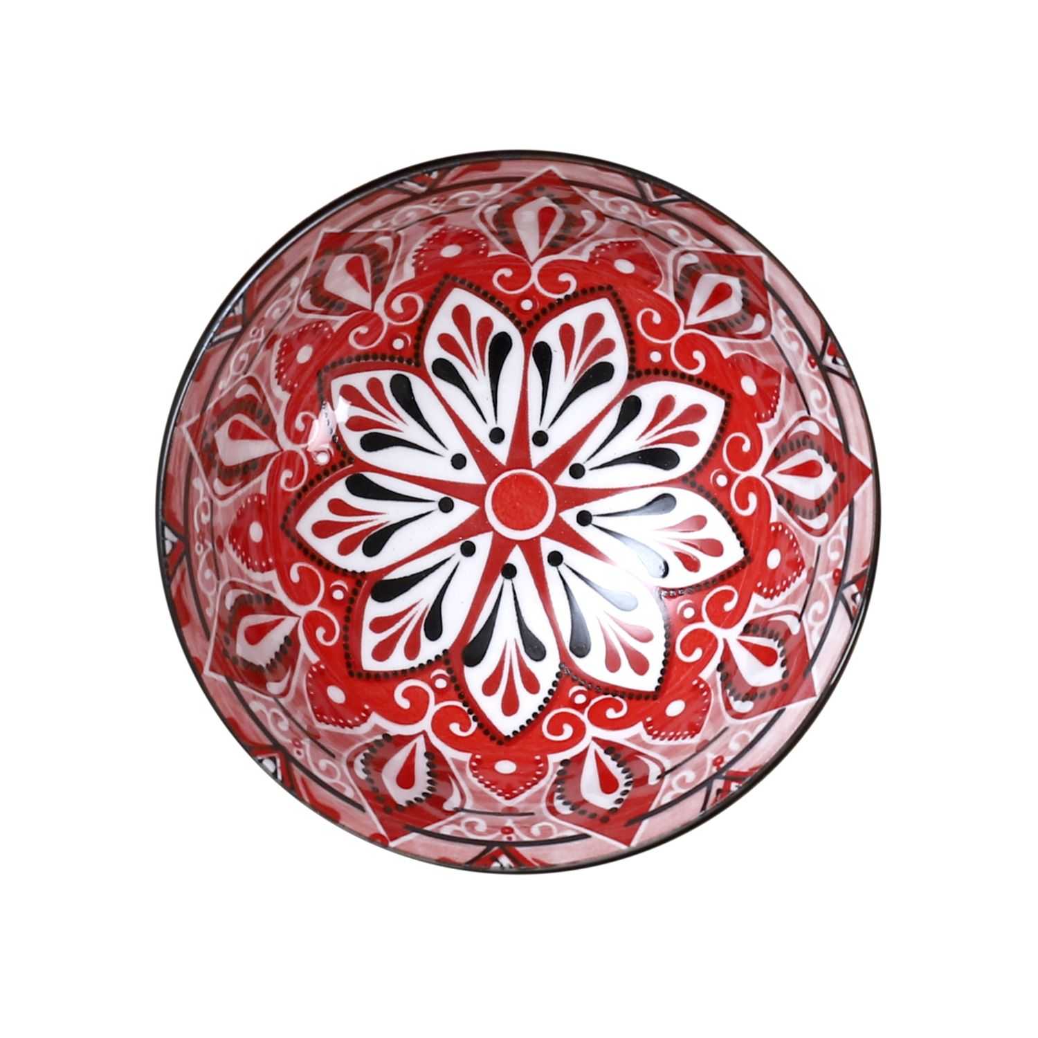 Kom Jaipur D12cm, Rood