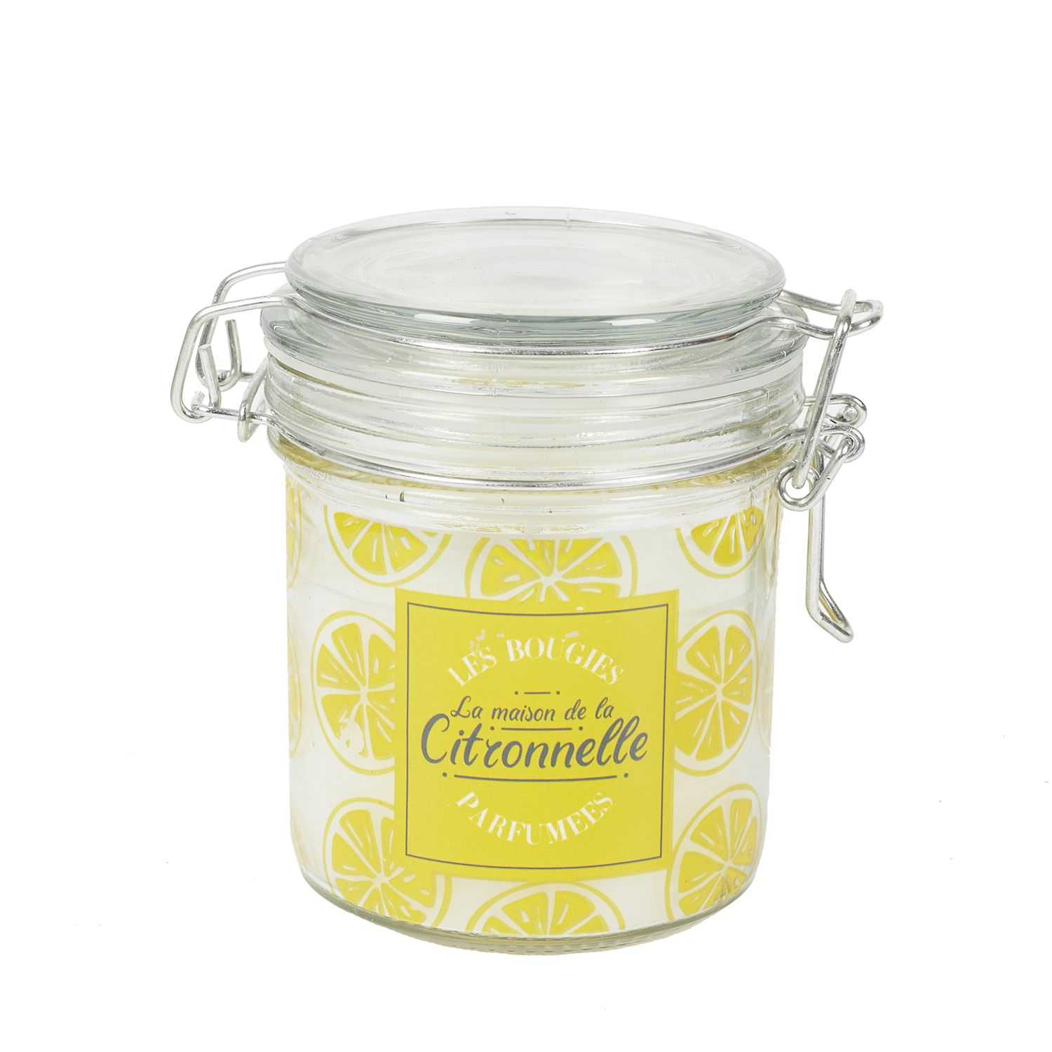 Citronella kaars in weckpot D11cm