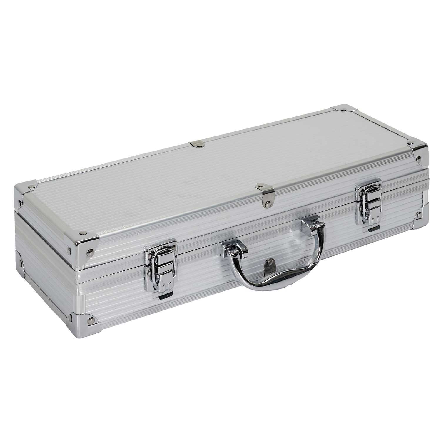BBQ gereedschap in aluminium koffer 6-delig 