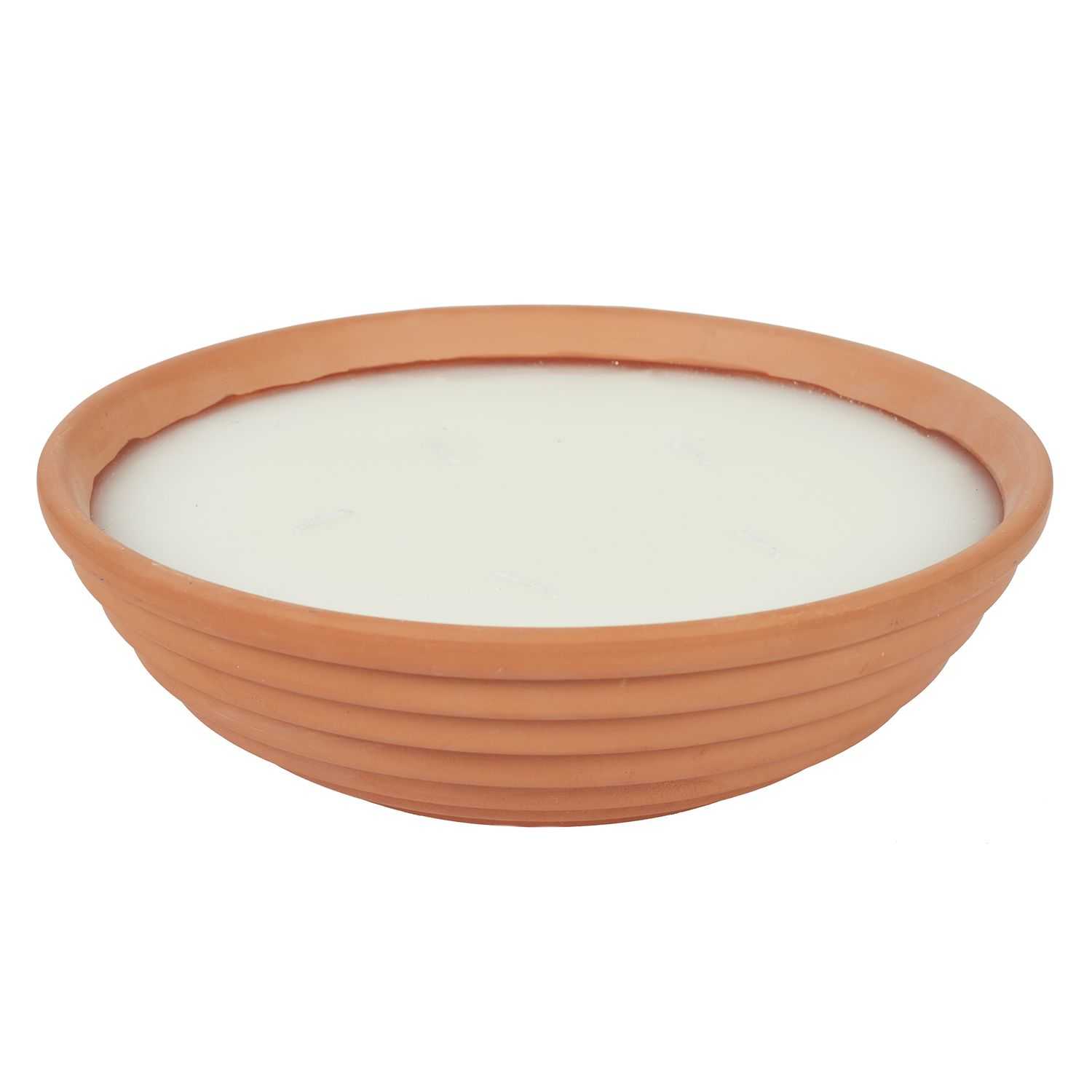 Citronella kaars in schaal D26cm