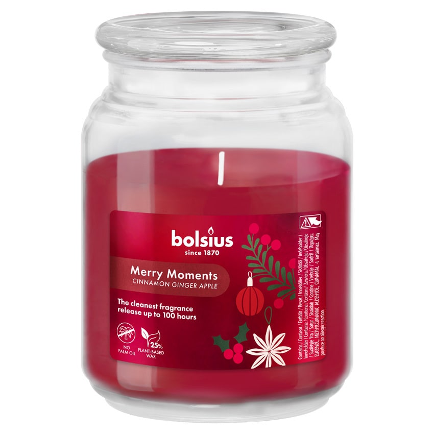 Geurglas met deksel 135/100 True Glow Merry Moments