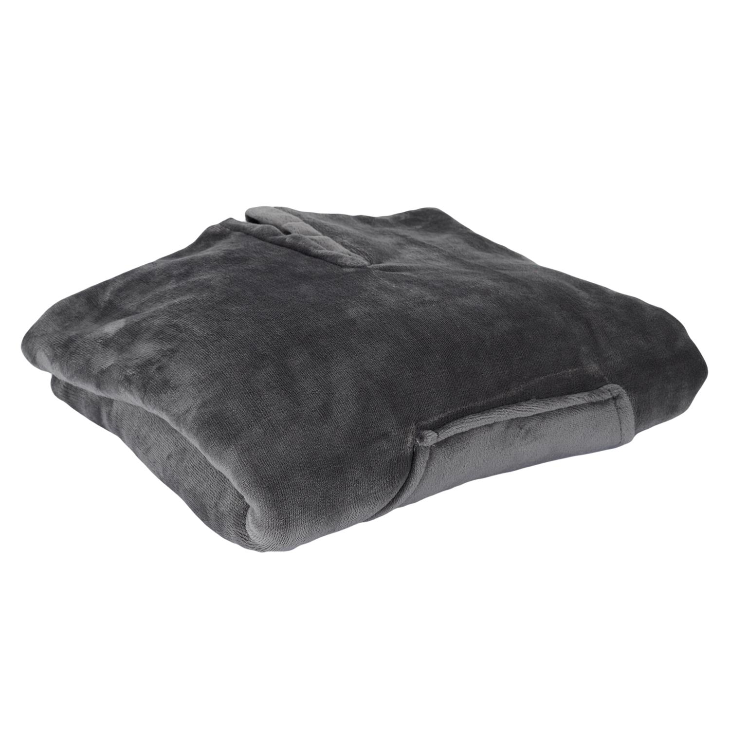 GRIJZE PONCHO PLAID GRIJZE PONCHO PLAID