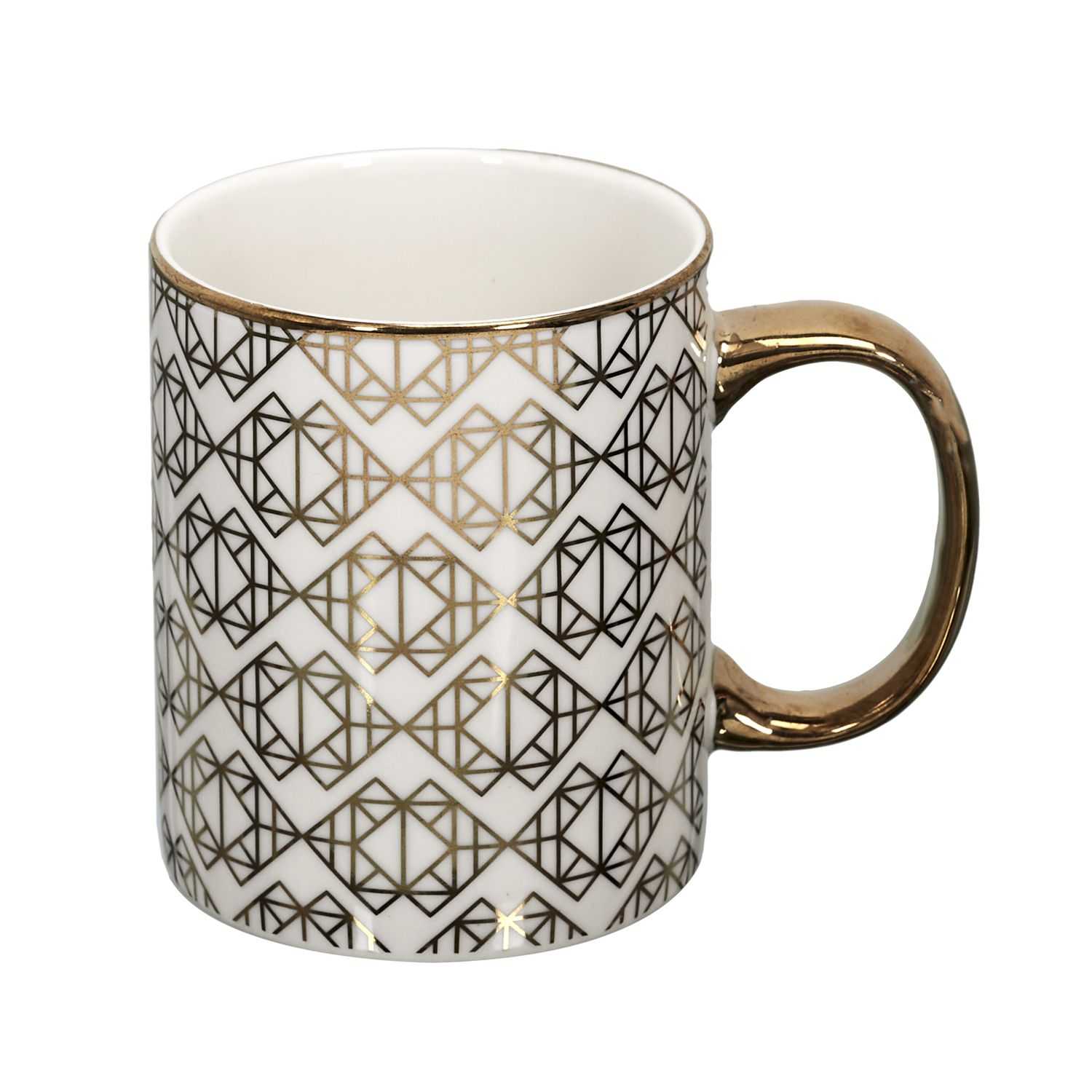 Mok ceramique design 30cl Goud 