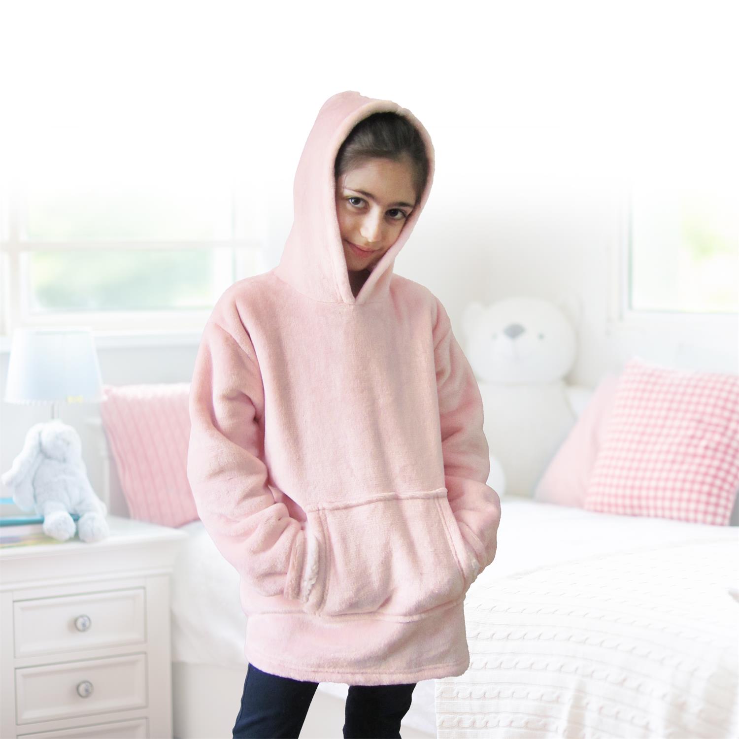 ROZE HOODIE VOOR KINDEREN 