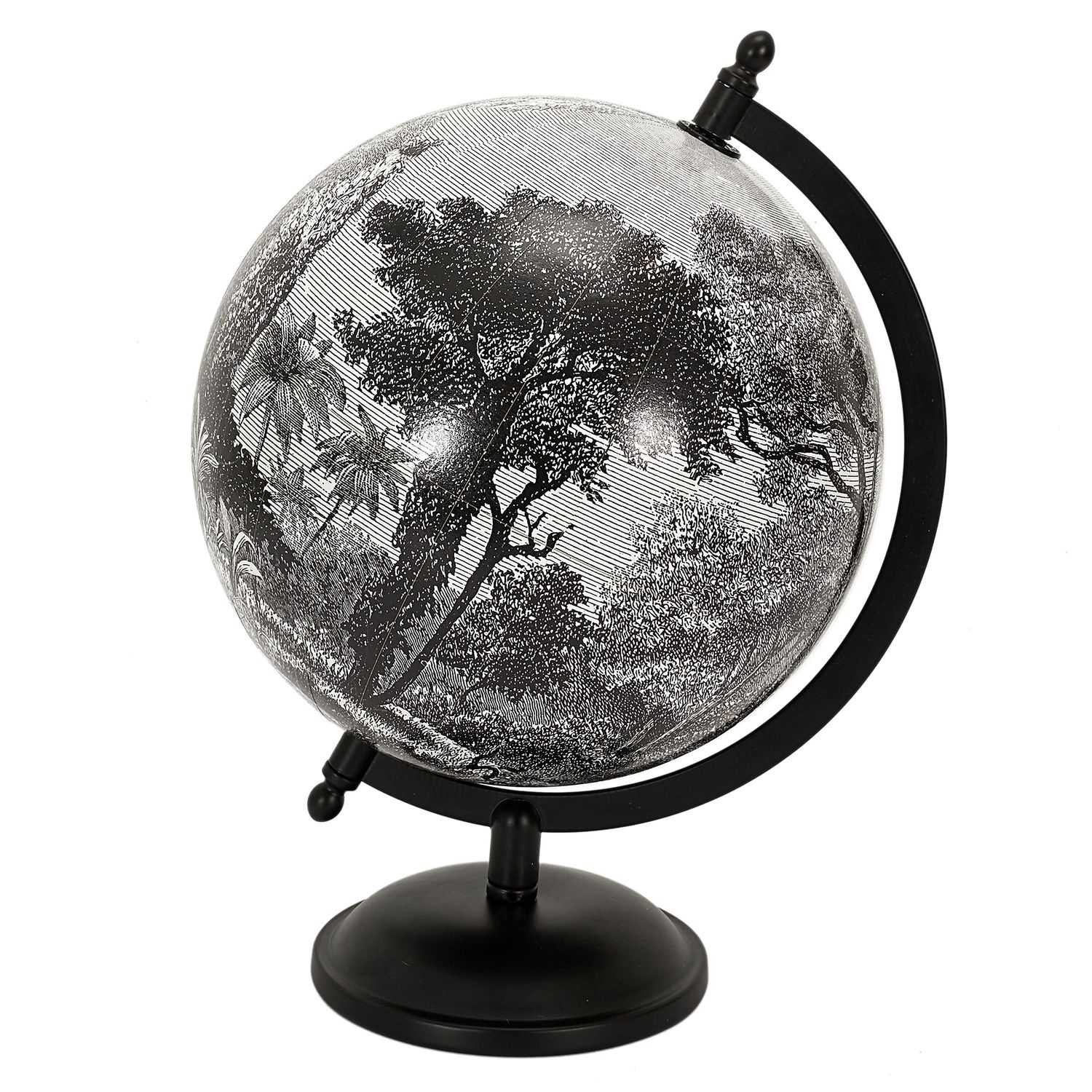 Black Forest Deco globe D21.4cm Zwarte Woud
