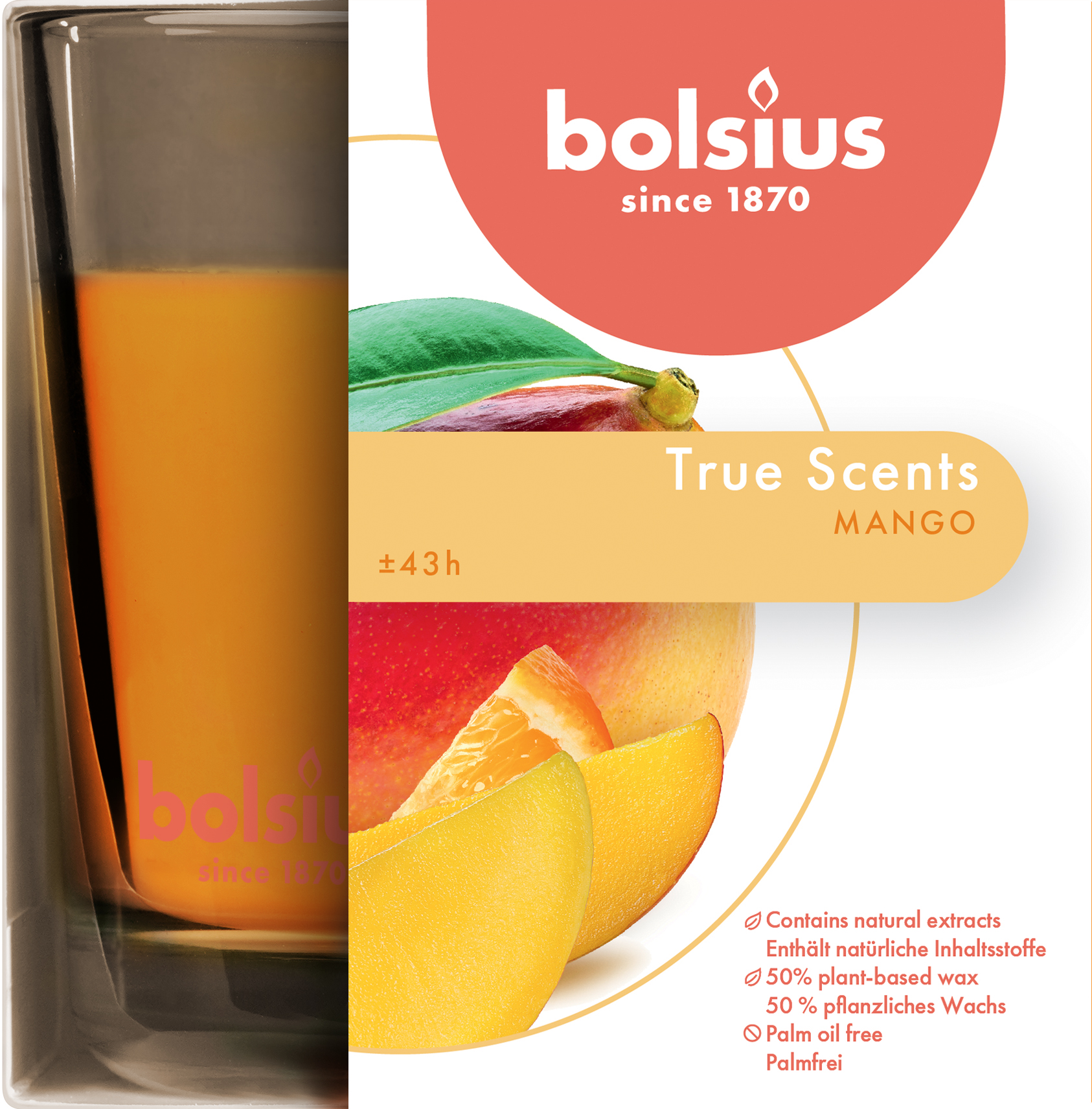 True Scents geurglas 95/95 Mango