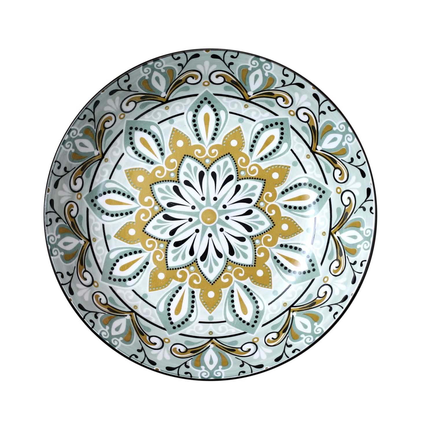 Bord Jaipur D20cm, Groen