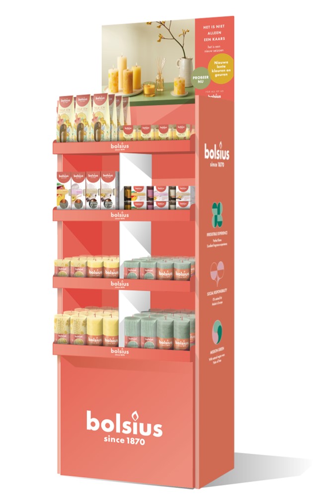 Actiedisplay Bolsius Sunny Collection