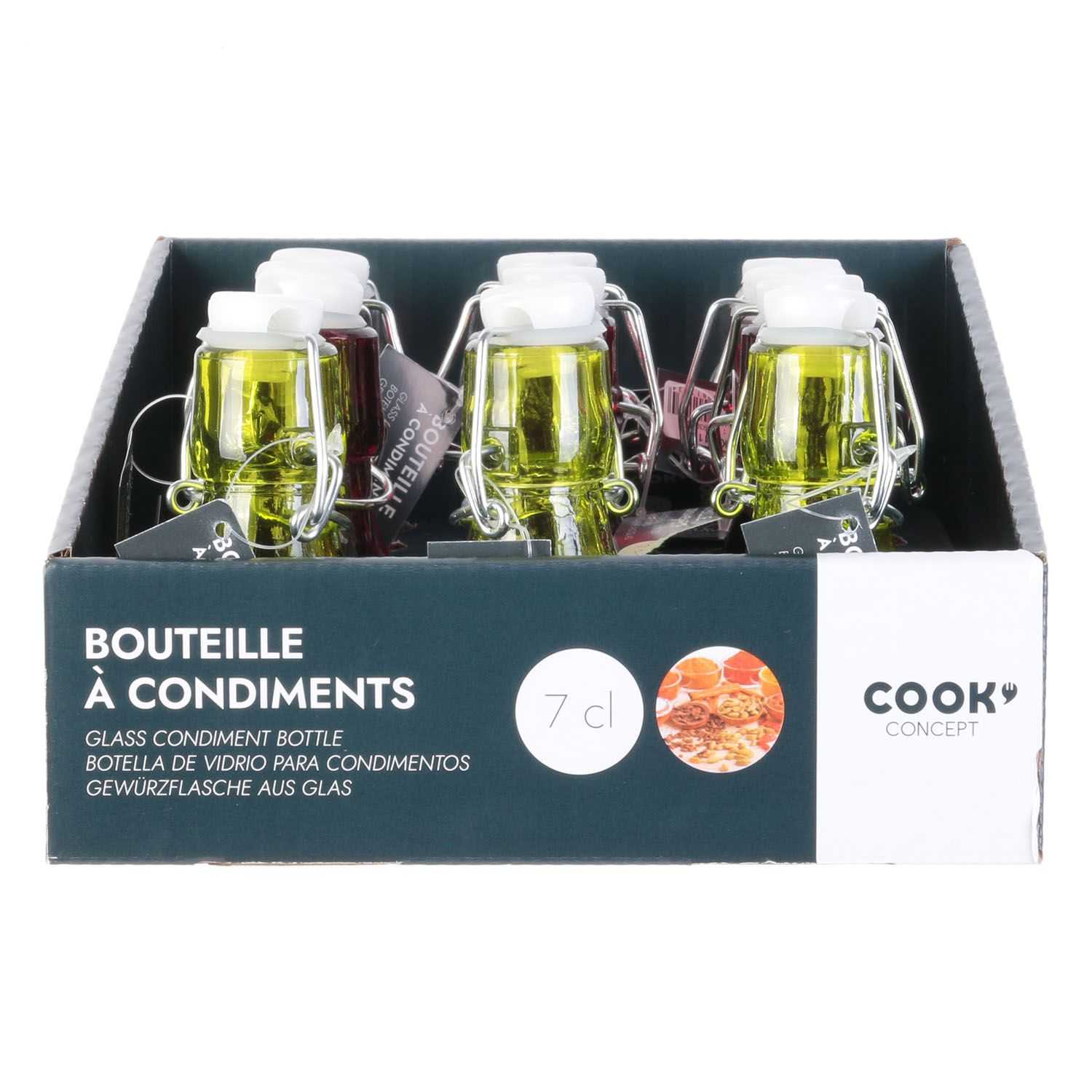 Glazen kruiderij fles 75Ml