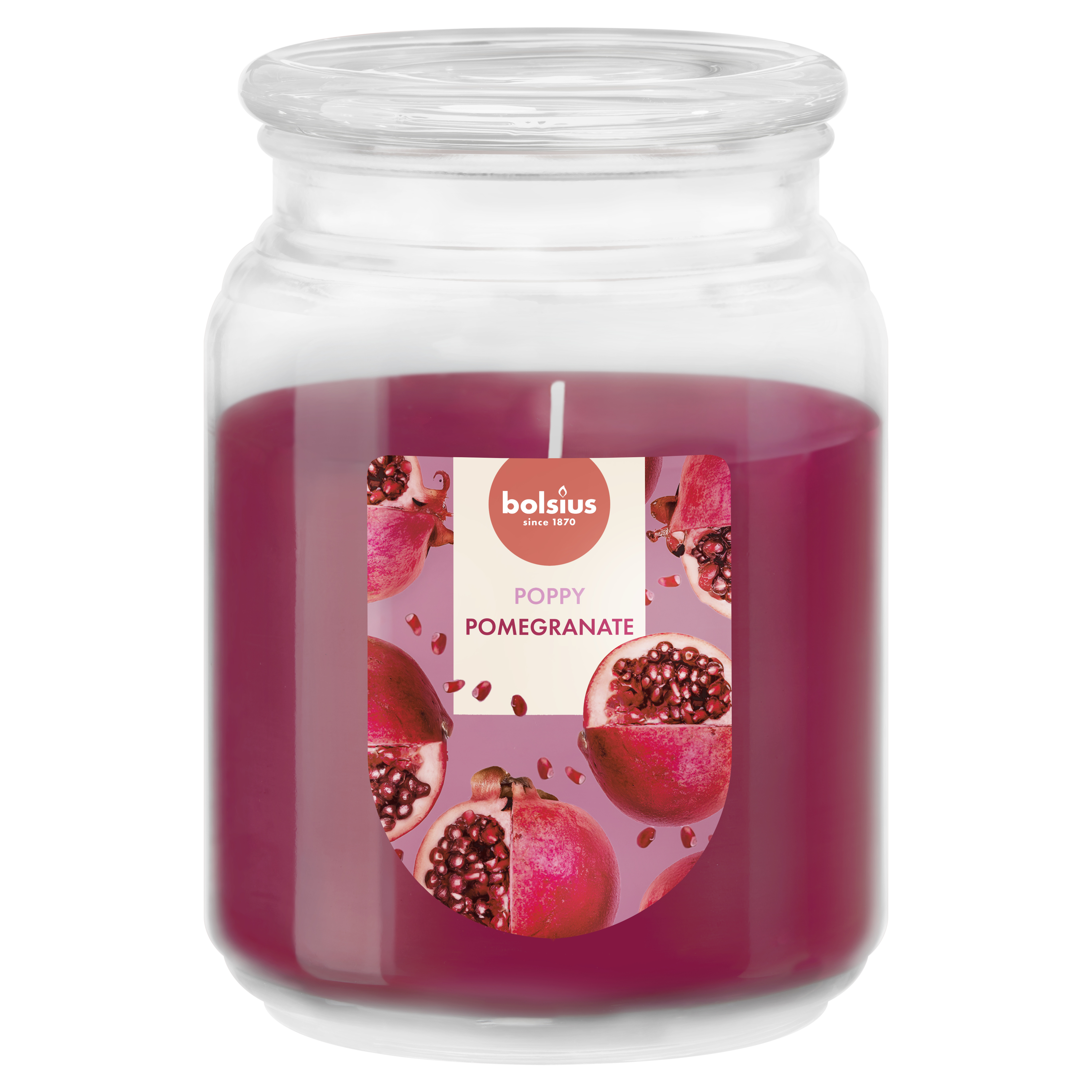Geurglas met deksel 135/100 True Scents Pomegranate