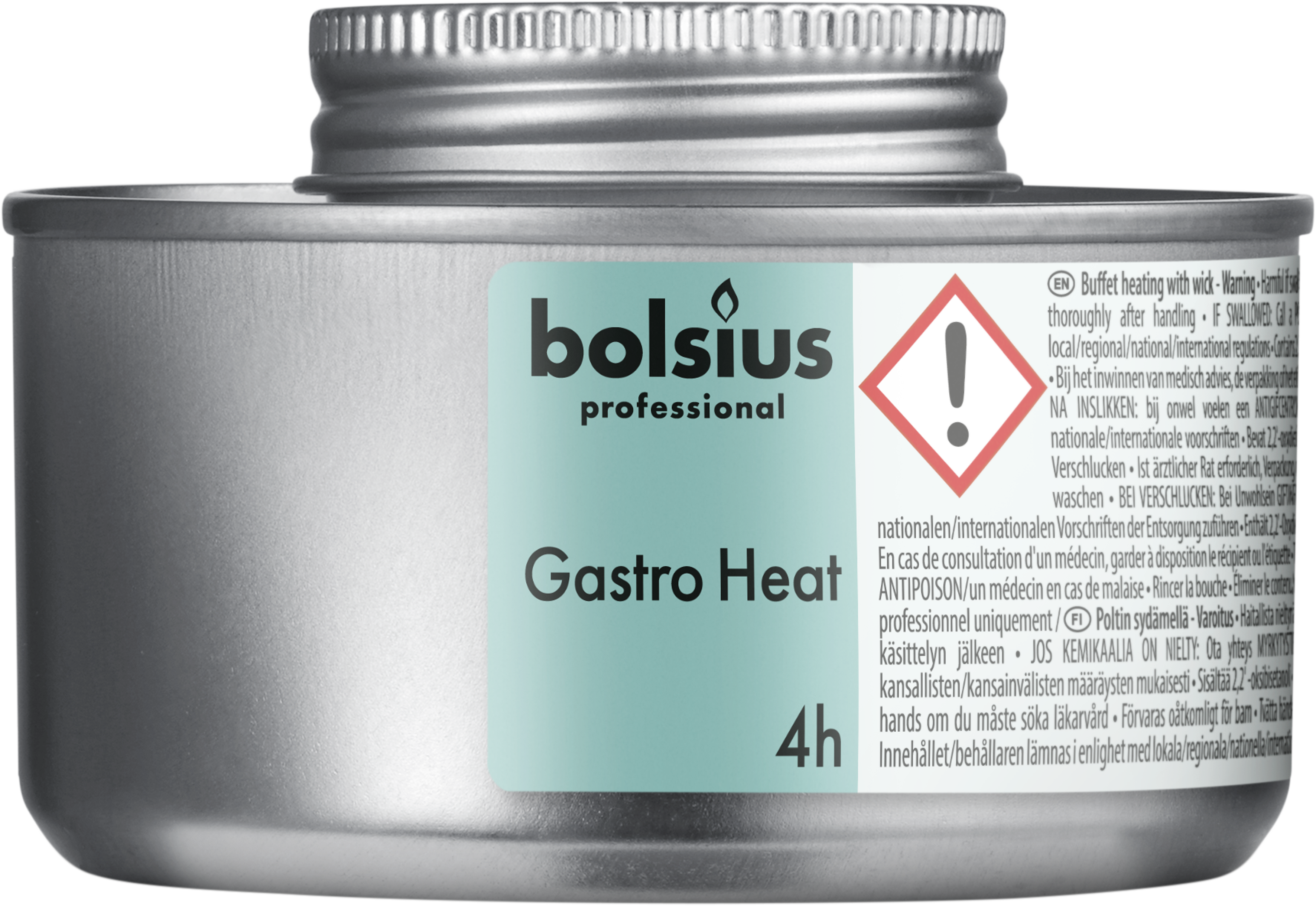 Gastro heat buffetverwarmer 4 uur tray 6 stuks