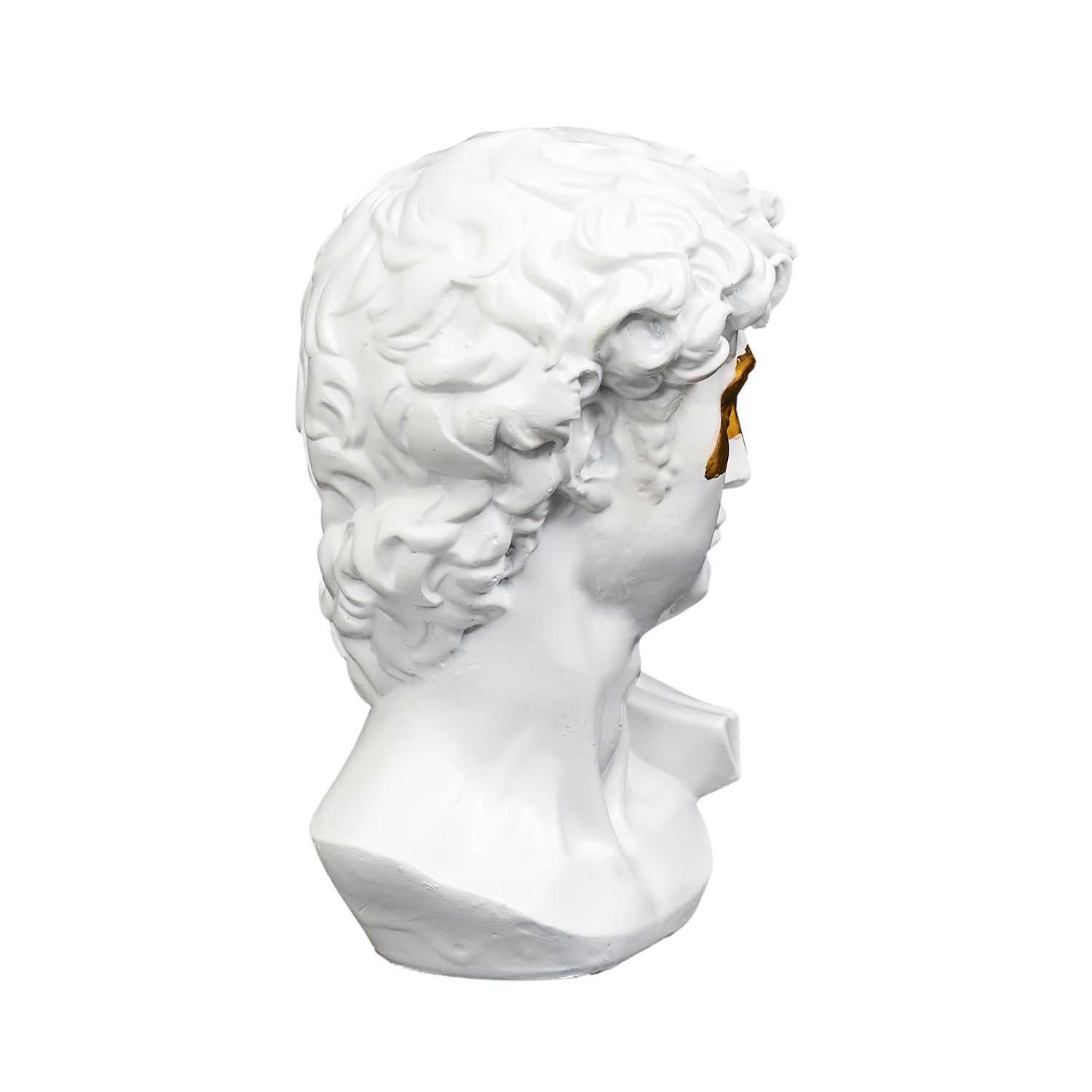 Standbeeld David Masque Dore H15cm 
