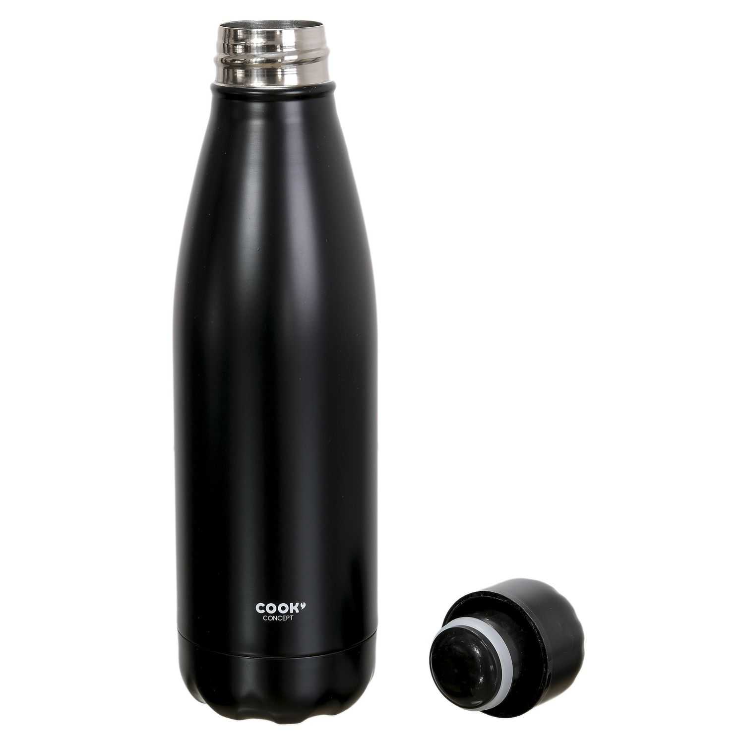 Zwarte reisfles 500ml