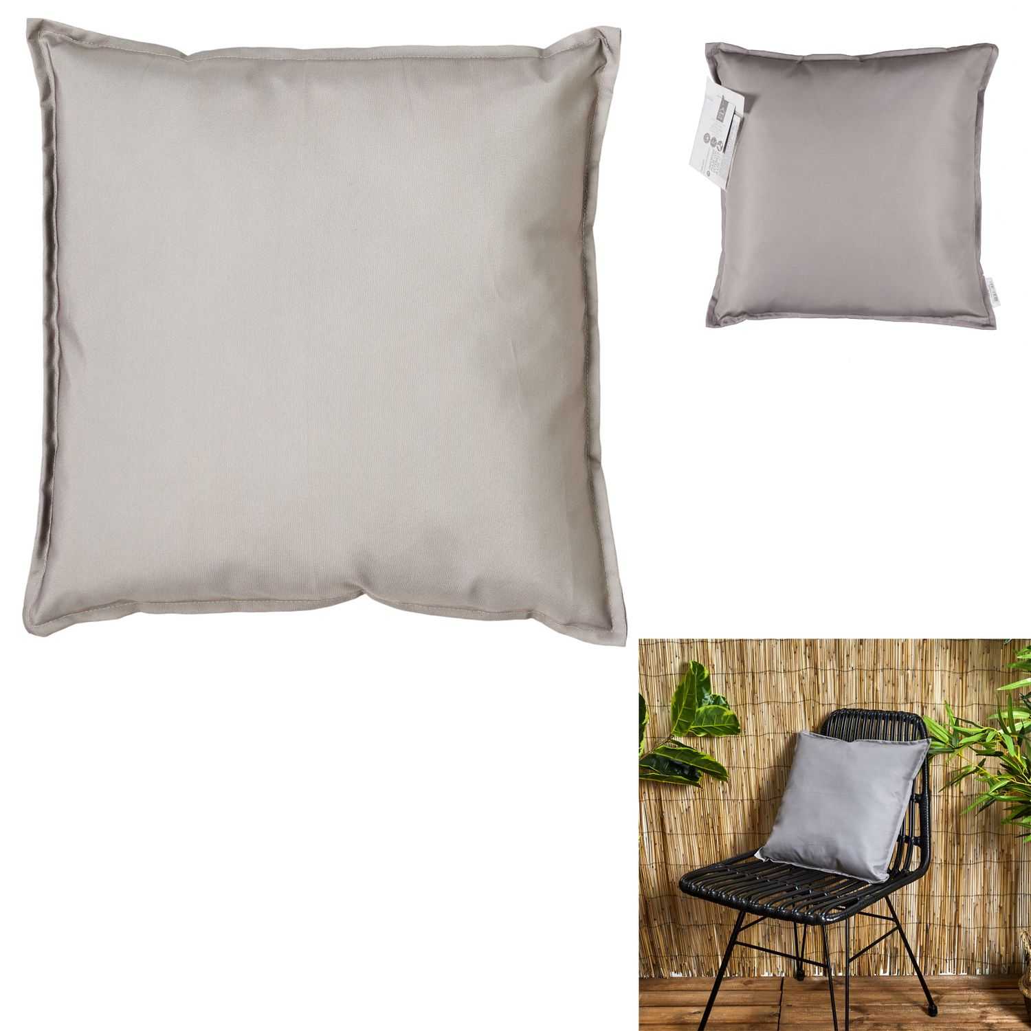 Outdoor kussen 40x40cm, Taupe