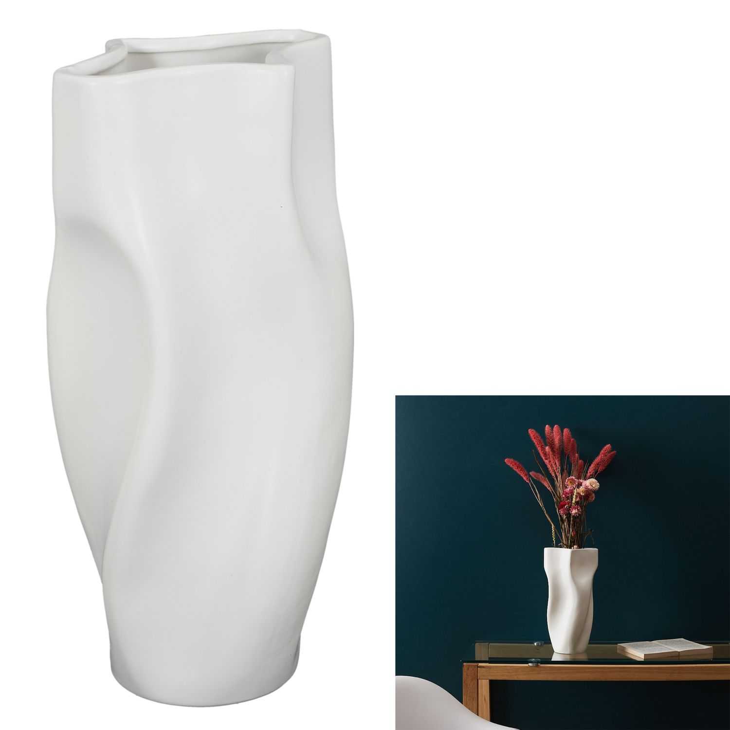 Moderne vaas, Wit