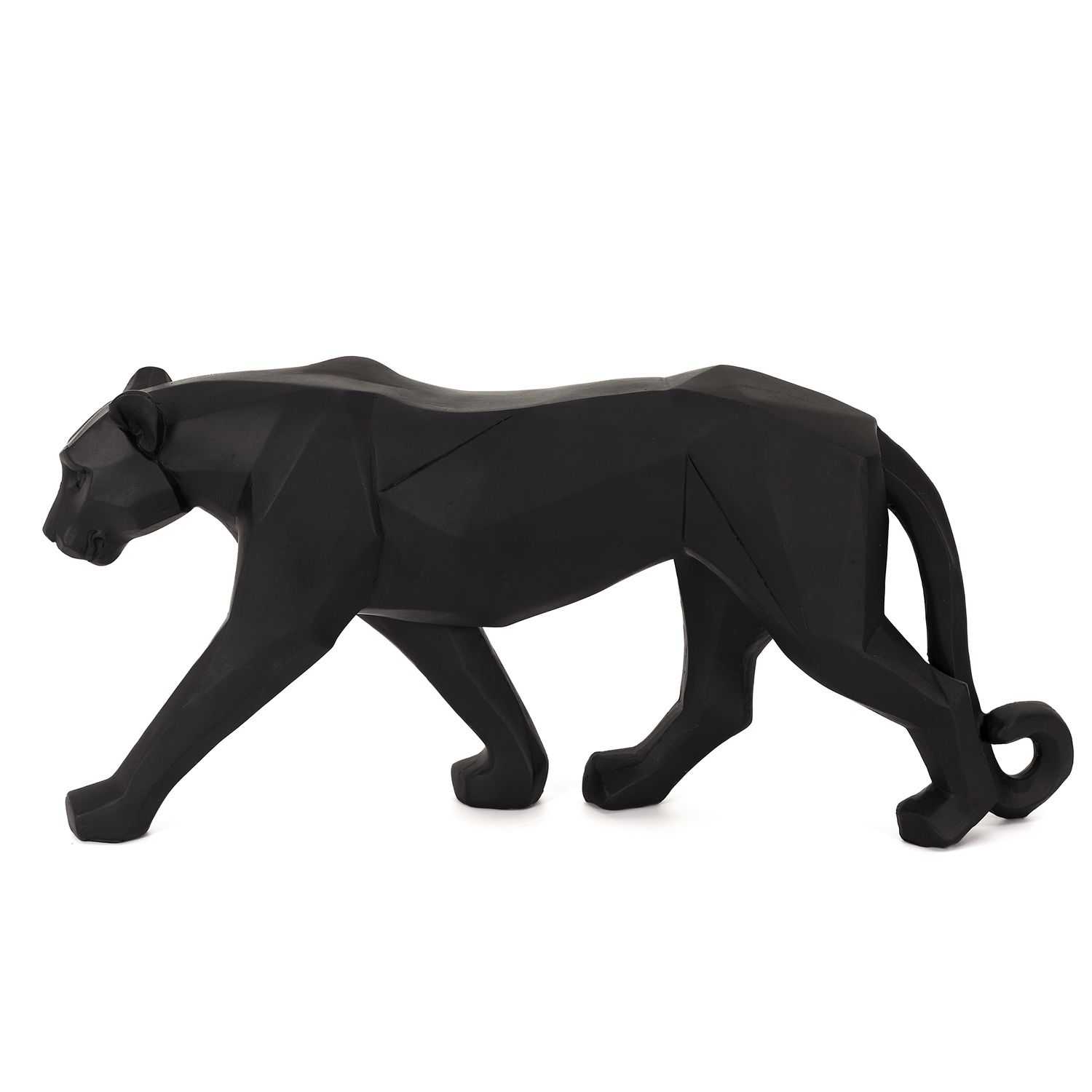 Black Forest Origami panter L40cm Zwart