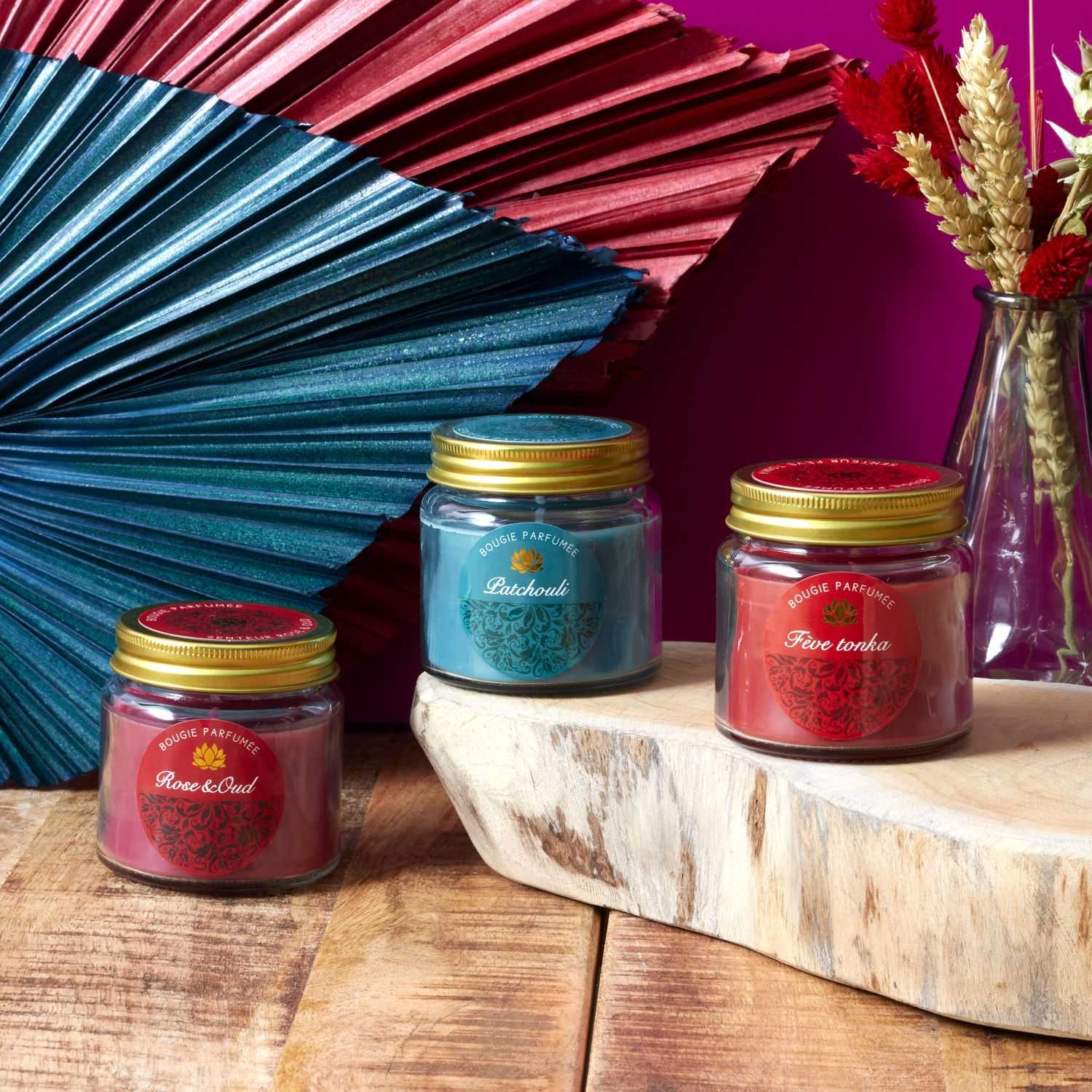 Geurkaars Jaipur in mini jar