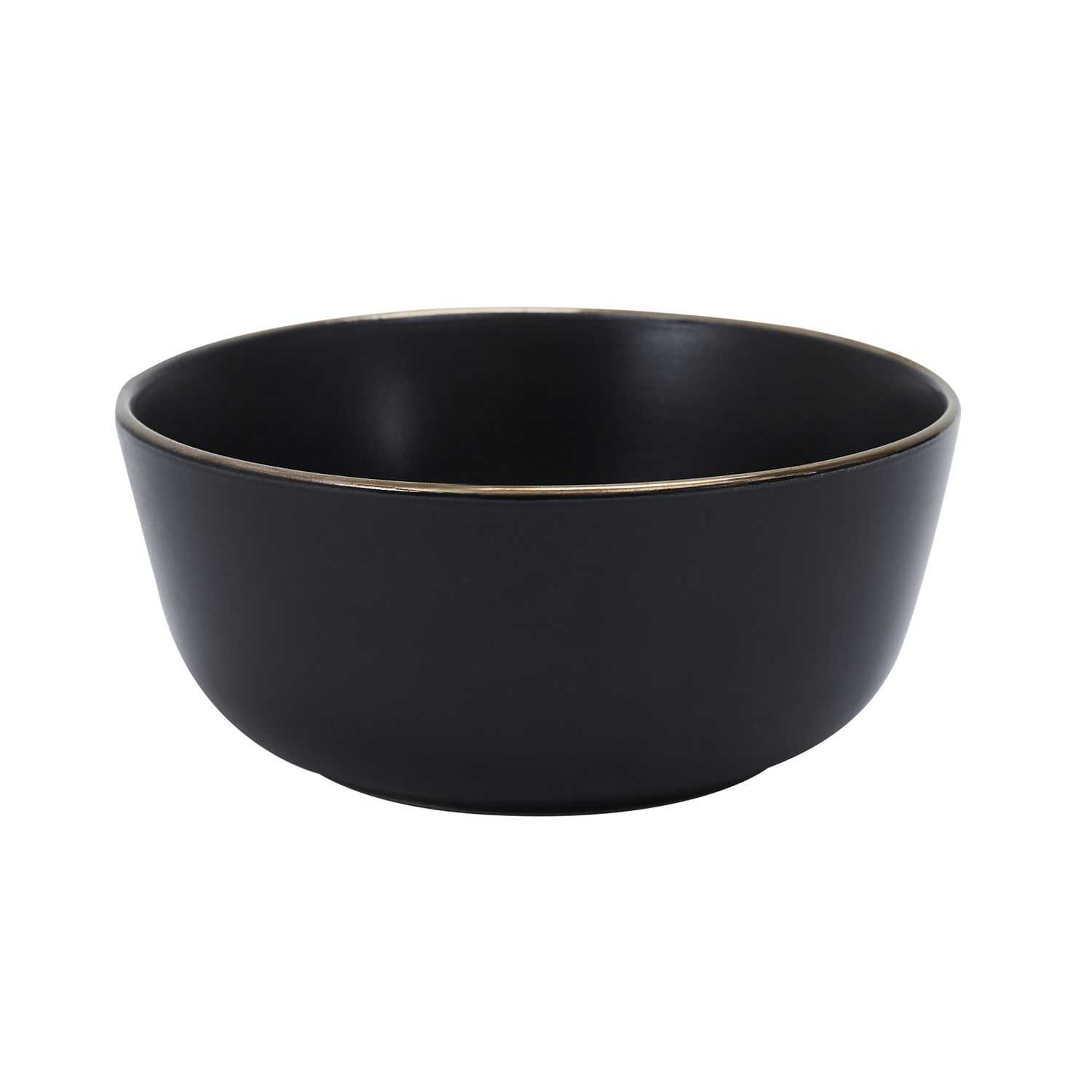 Zwarte kom lisere dore D14cm