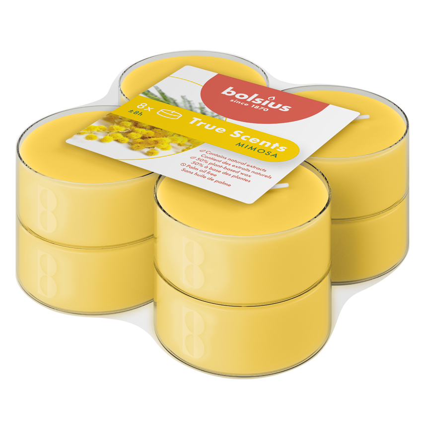 True Scents maxilicht 8 stuks Mimosa True Scents maxilicht 8 stuks Mimosa