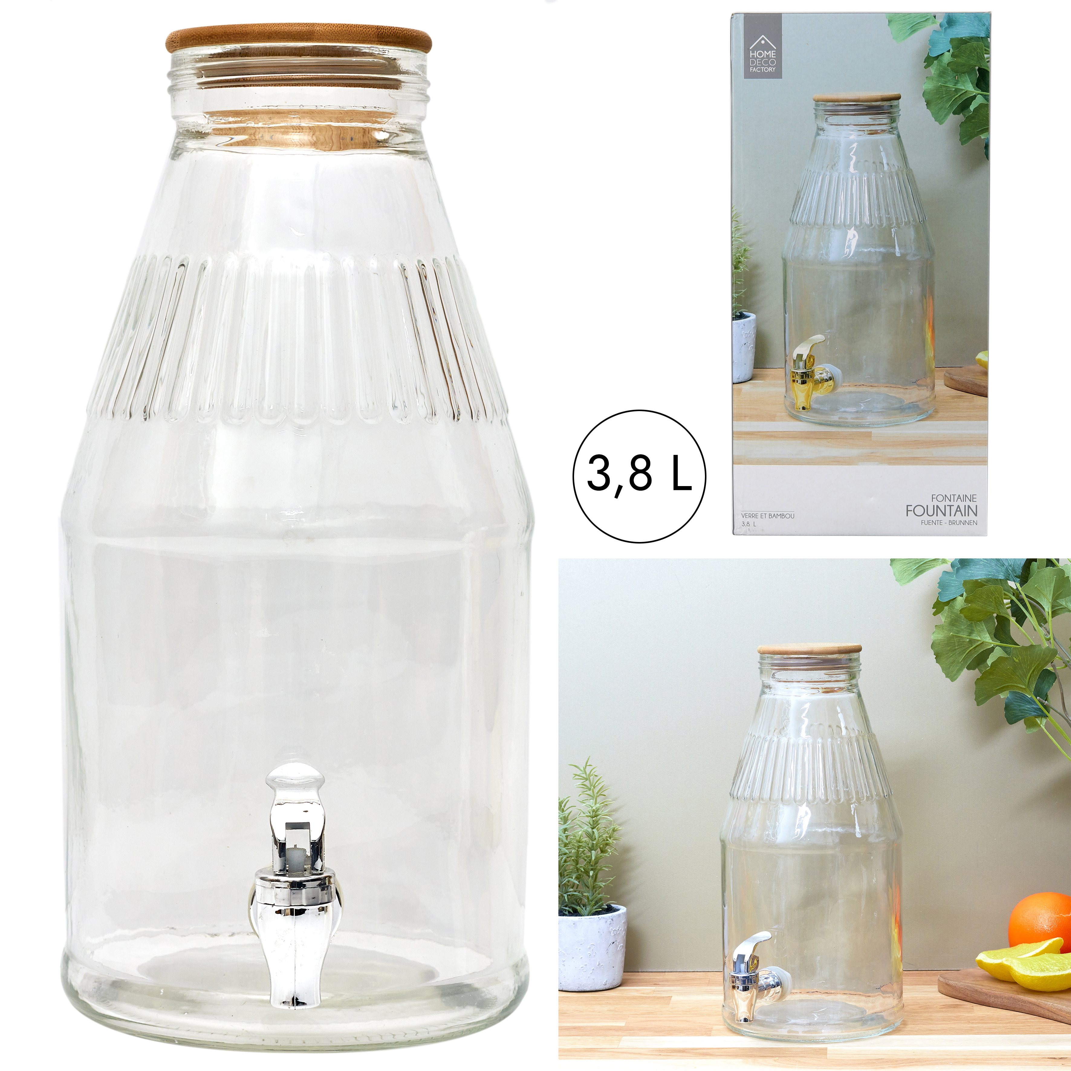 Drankdispenser 3,8L met tapkraan Drankdispenser 3,8L met tapkraan