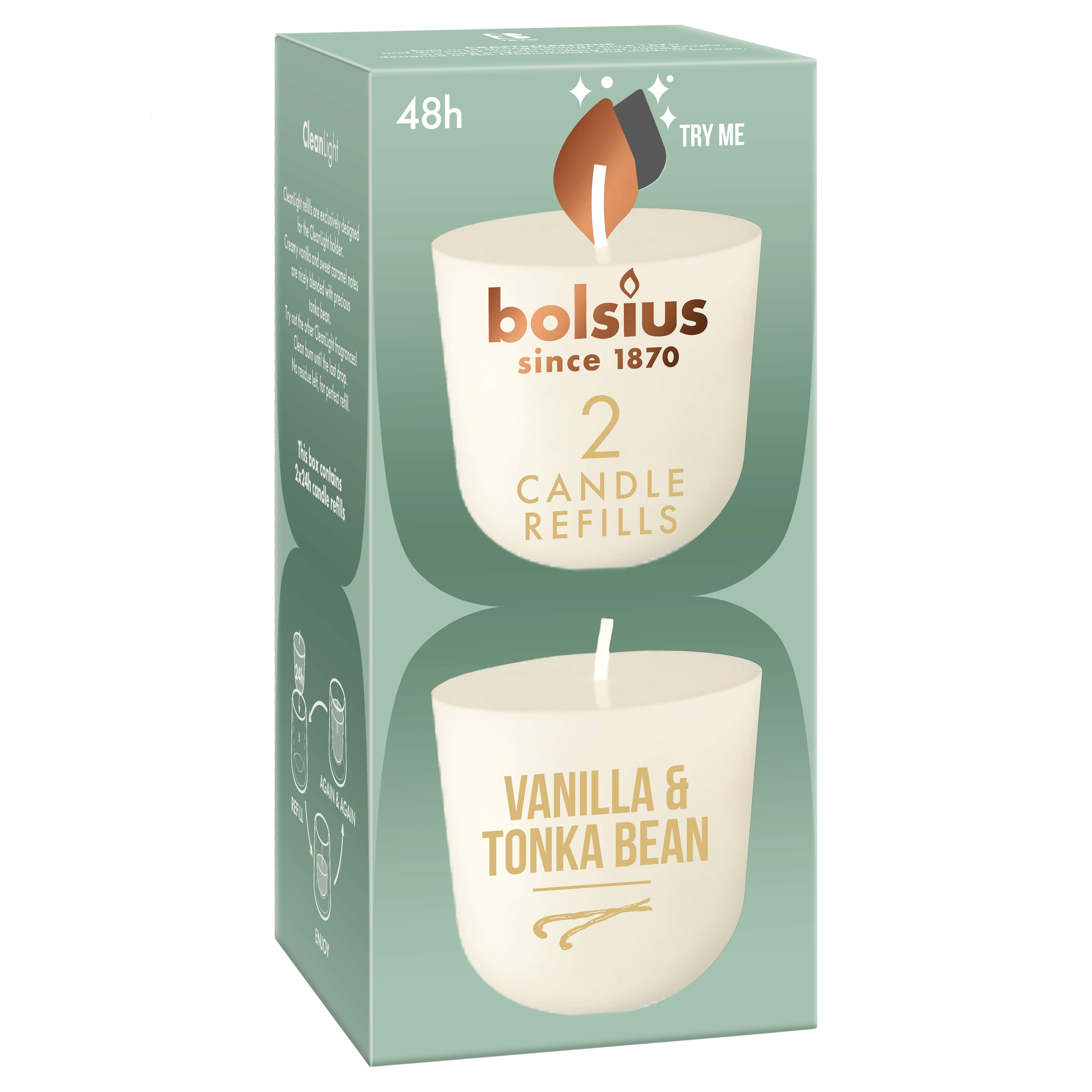 Navulling Clean Light pack 2 Vanille & Tonkaboon