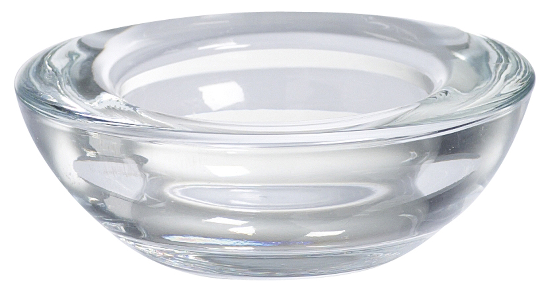 Glazen houder rond 20/74 Transparant