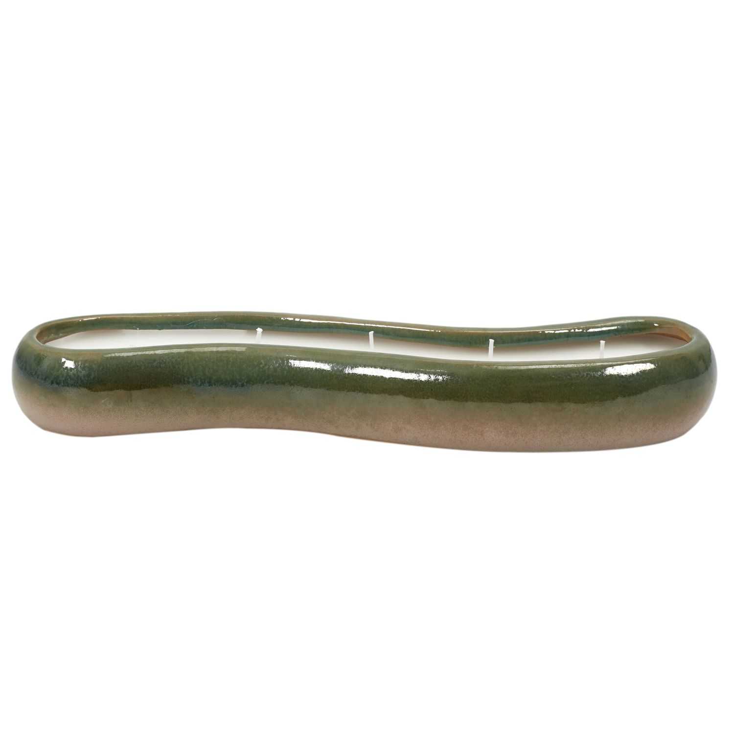 Black Forest Geurkaars in keramische pot L30cm