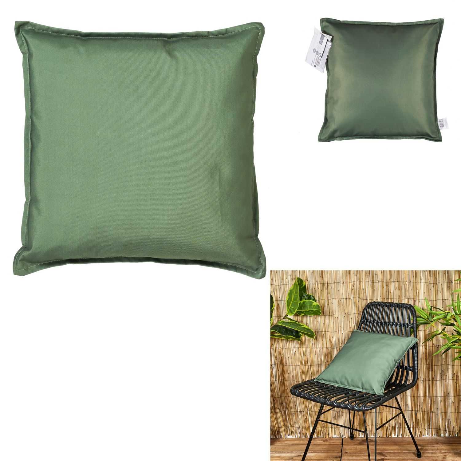 Outdoor kussen 40x40cm, Groen