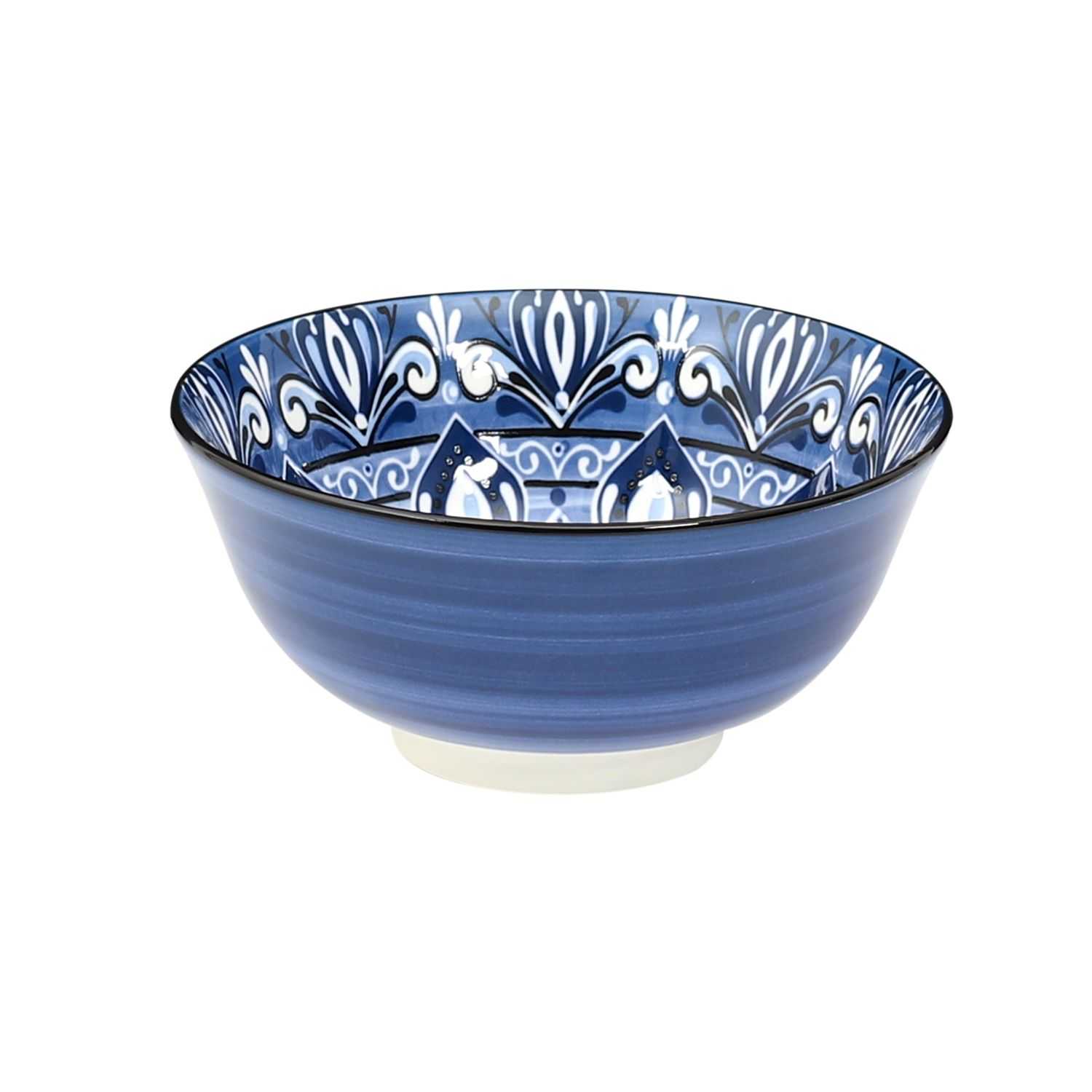 Kom Jaipur D15cm, Blauw