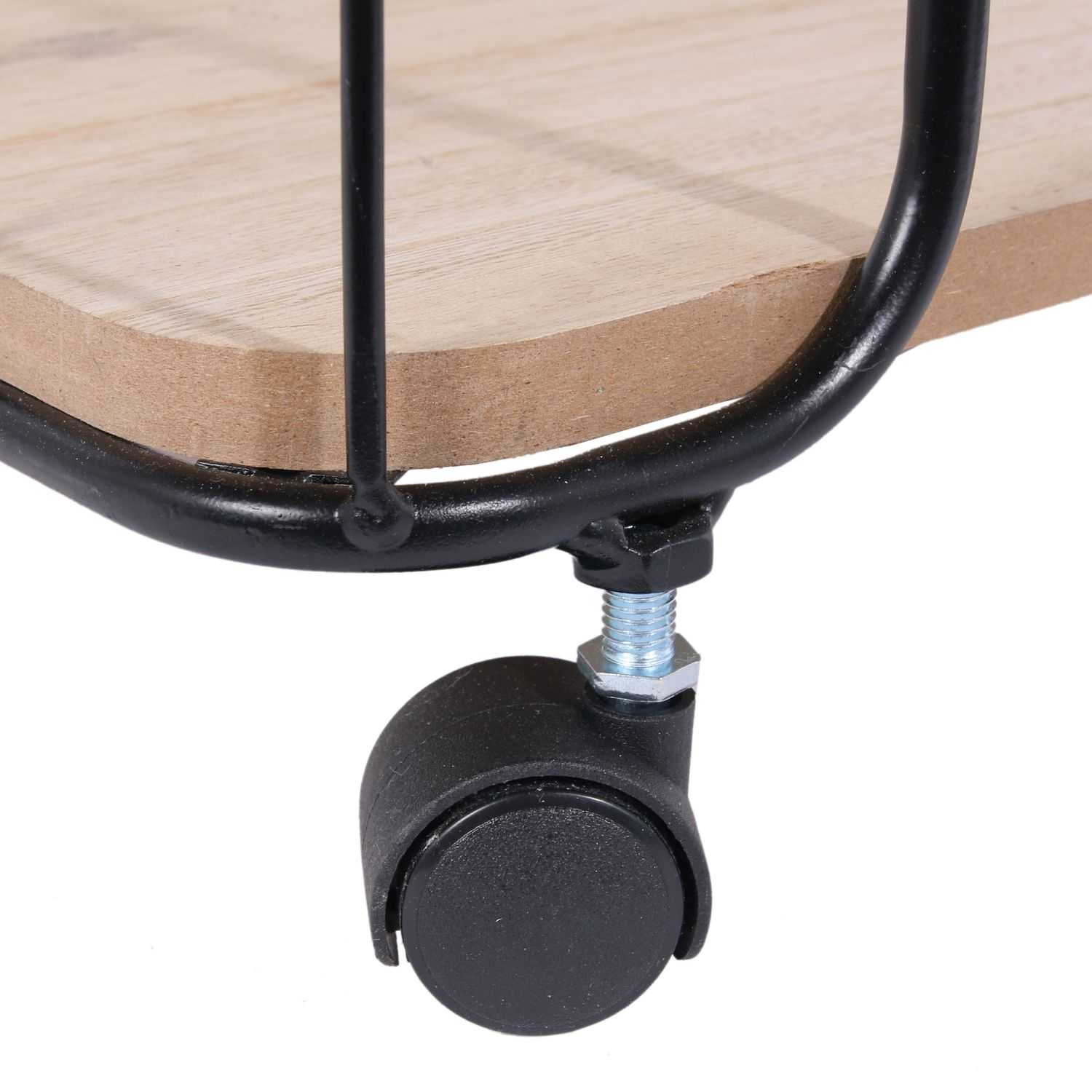 Opbergmand met wielen 38x38x33cm