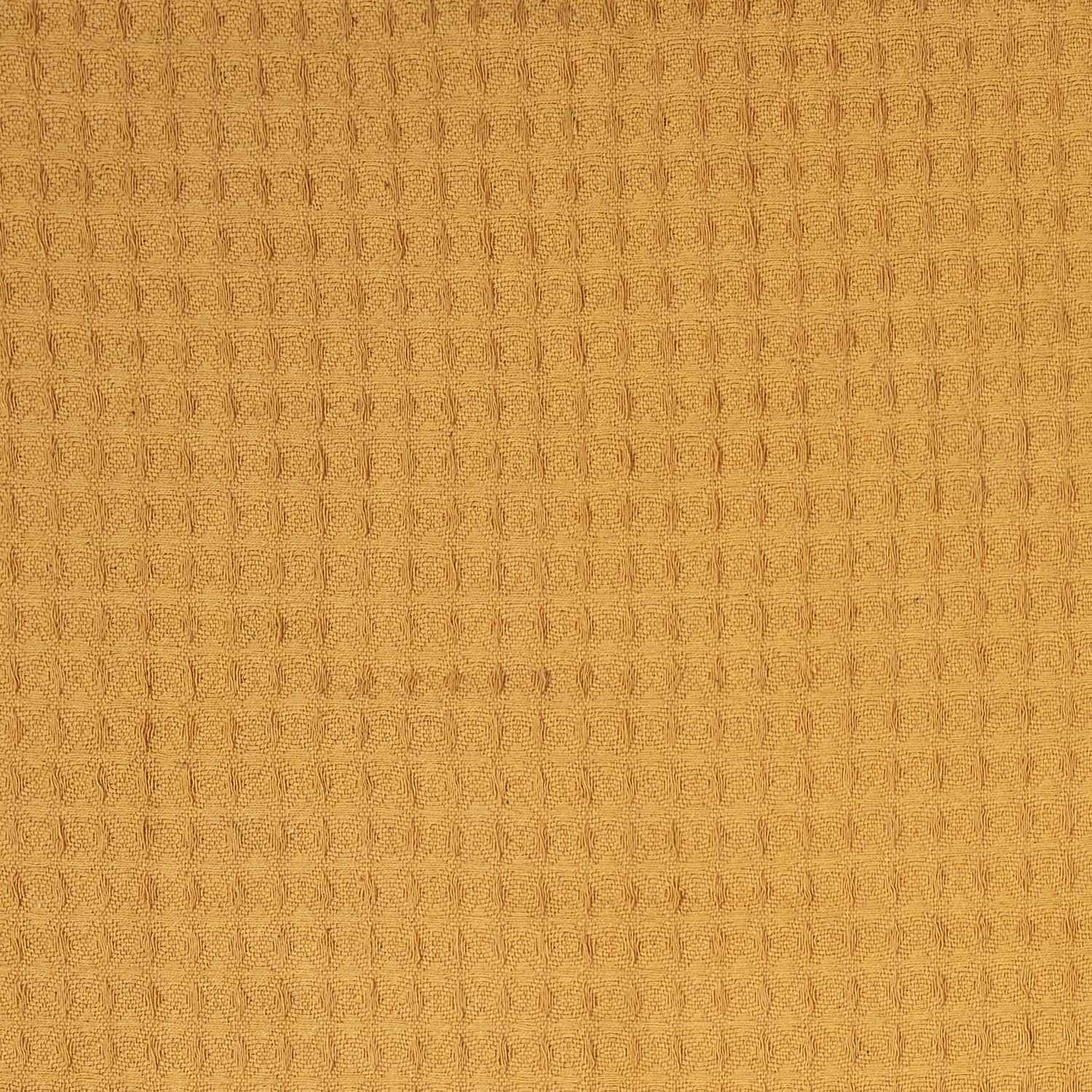 Home Deco Retro Wafelplaid 170x250cm Geel