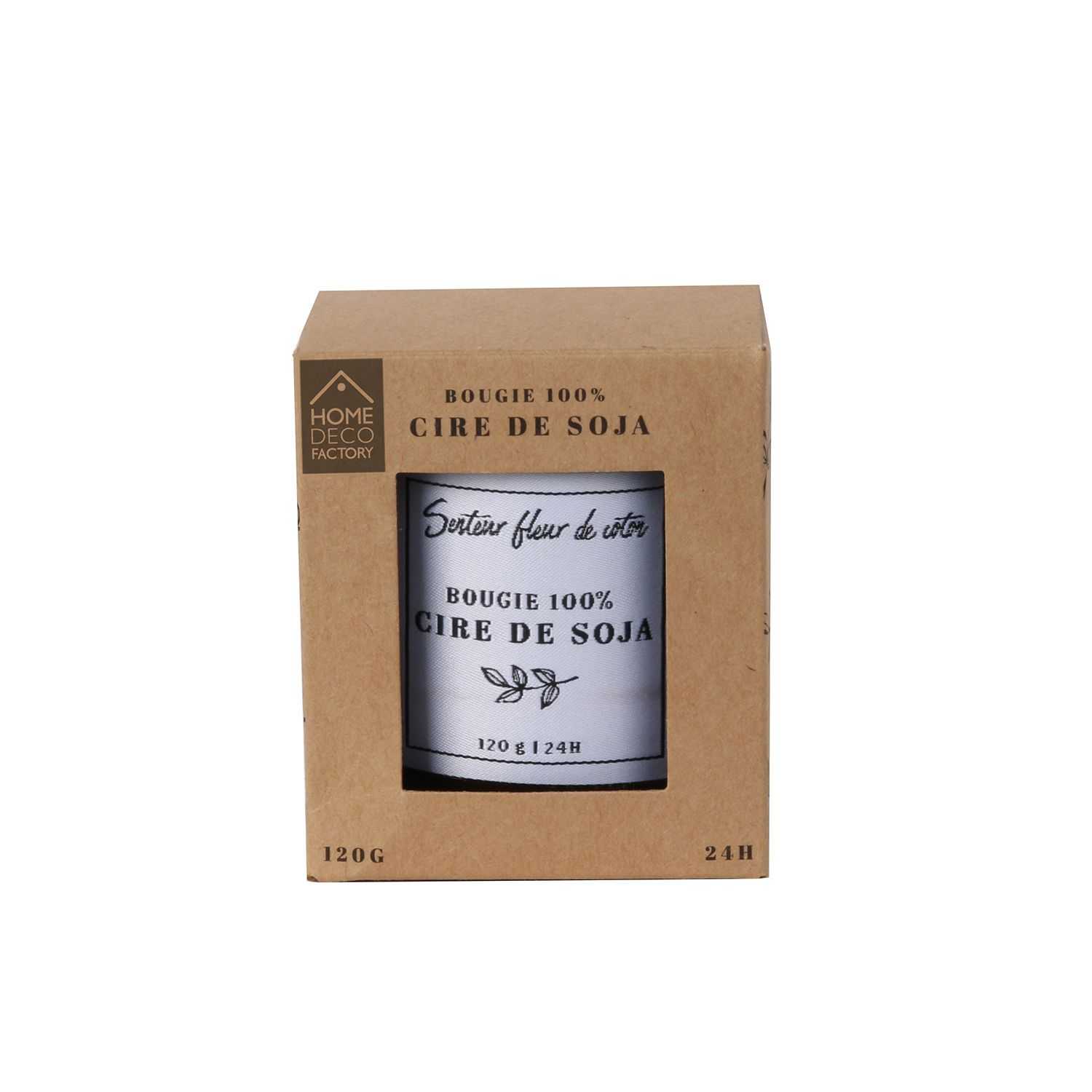 Soya geurkaars in glas 7x8cm