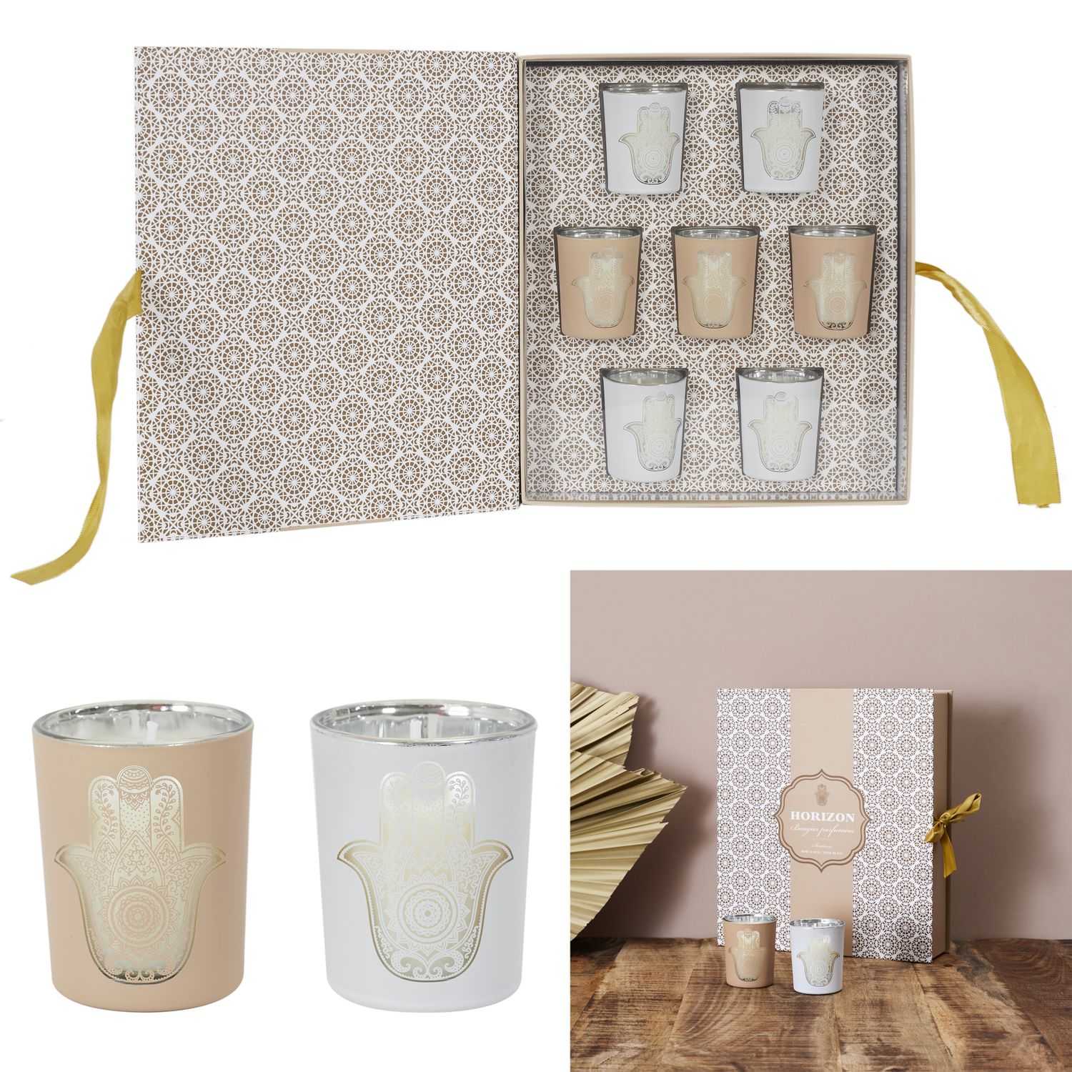 Geschenkset Orient met 7 kaarsjes