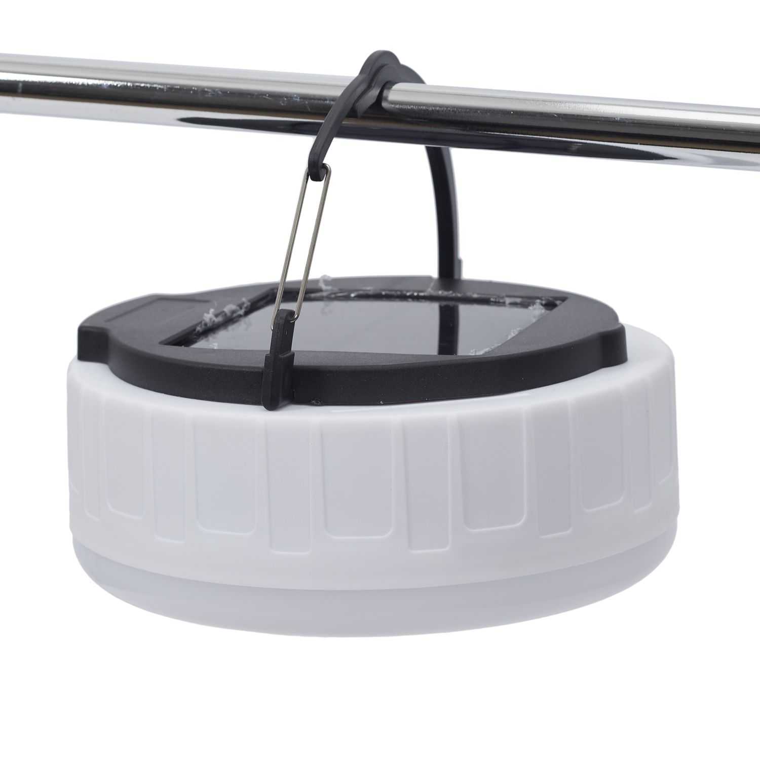 Solar campinglamp met ophangbeugel