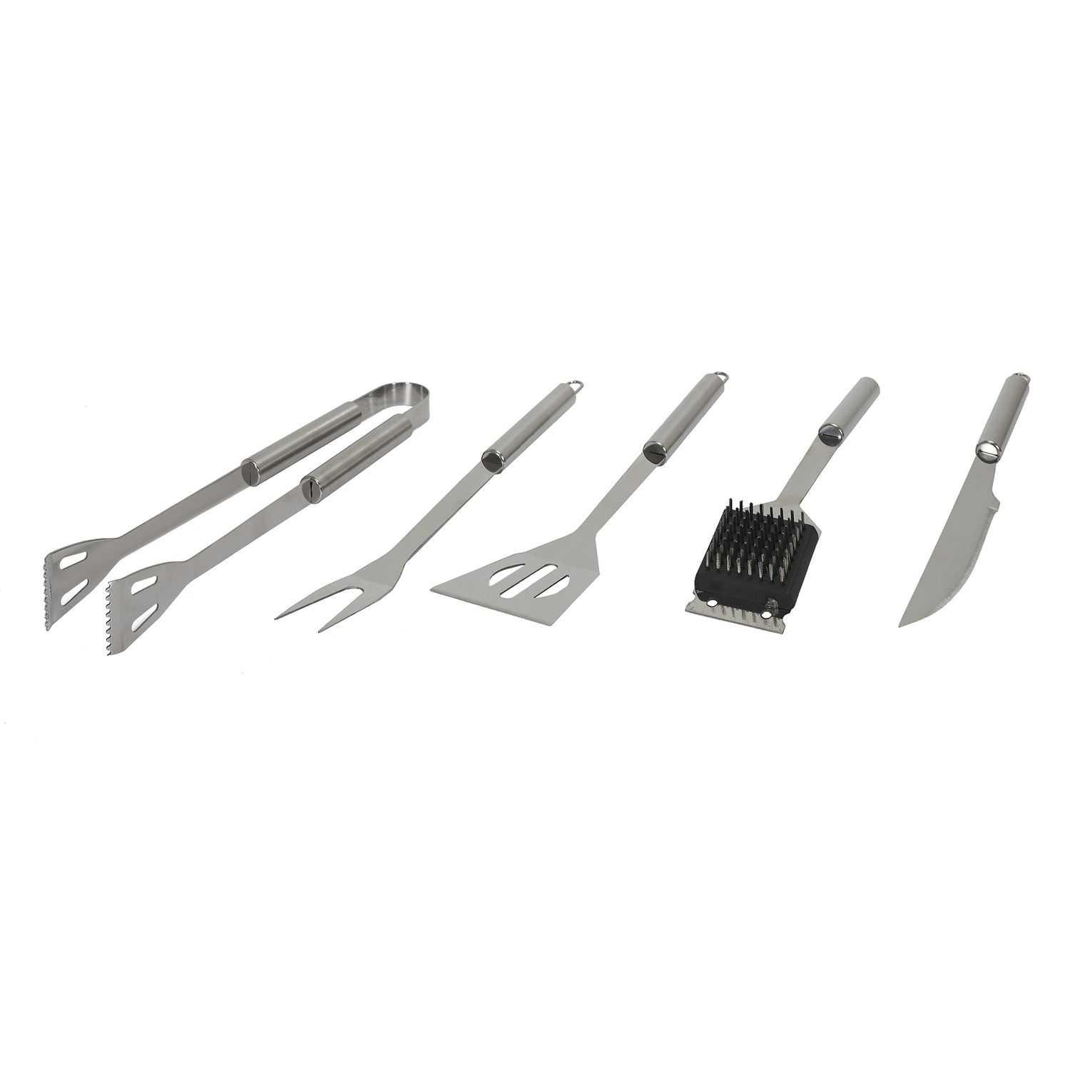 BBQ gereedschap in aluminium koffer 6-delig 