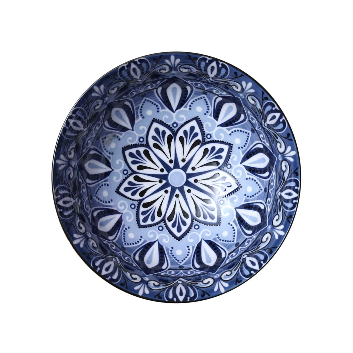 Kom Jaipur D15cm, Blauw