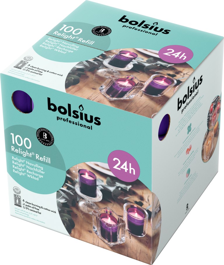 Horeca Relight® refill Paars 64/52 doos 100