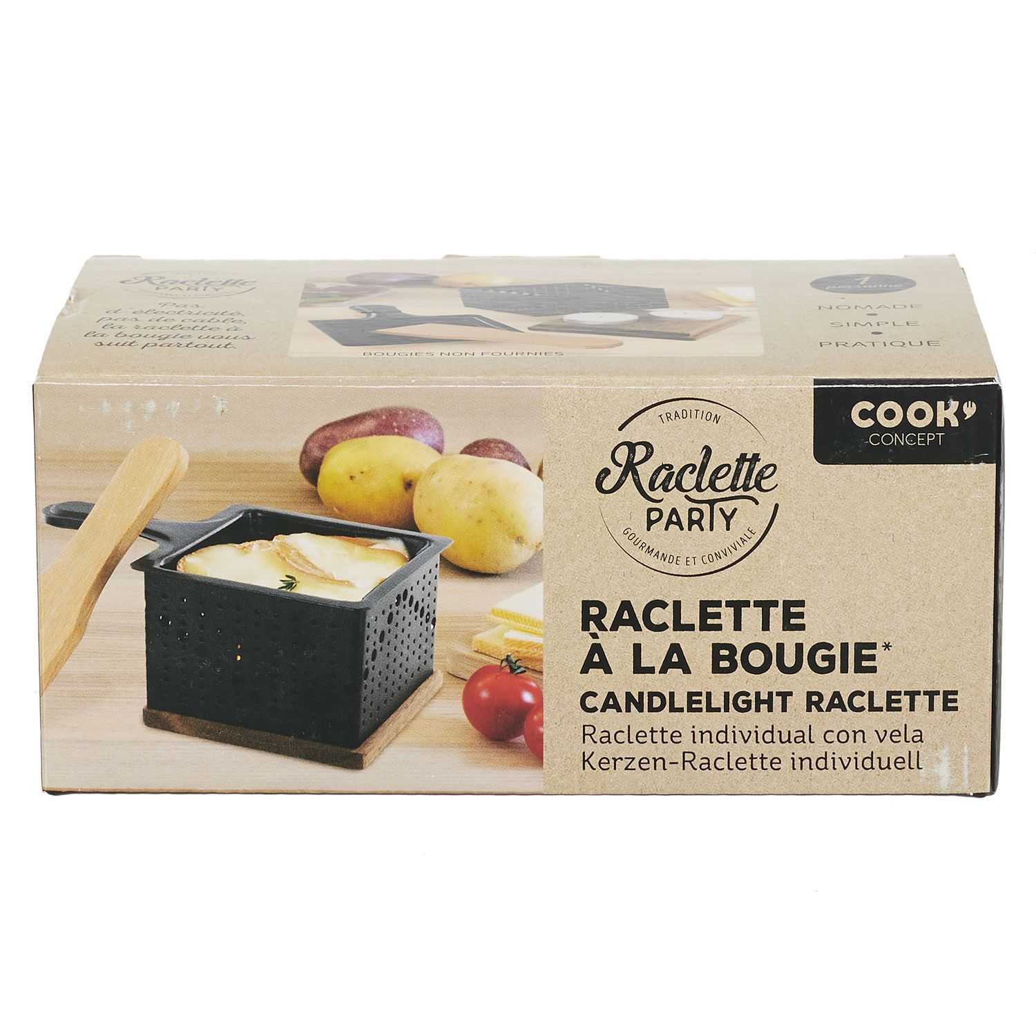 Raclette bij kaarslicht individueel