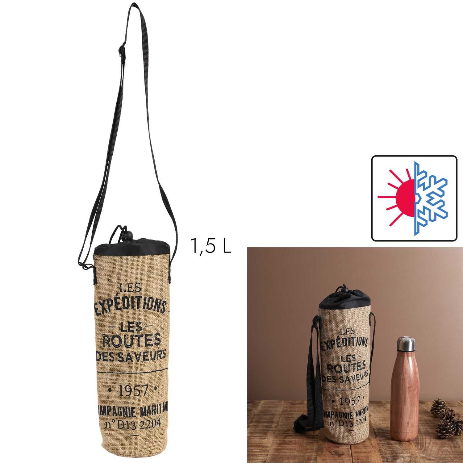 Koeltas voor isoleerfles 1,5 liter