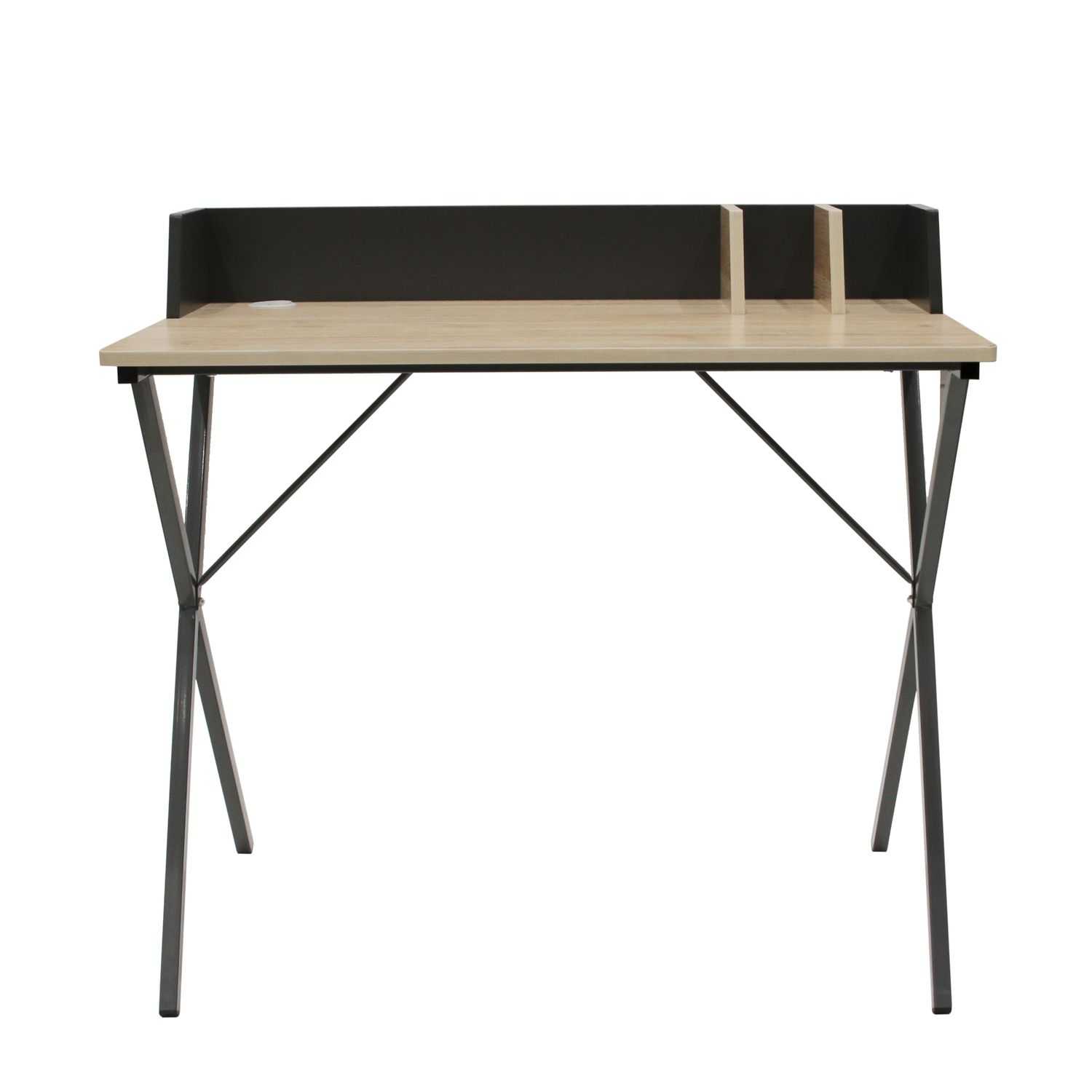 Bureau Brice 90x84x50cm Zwart