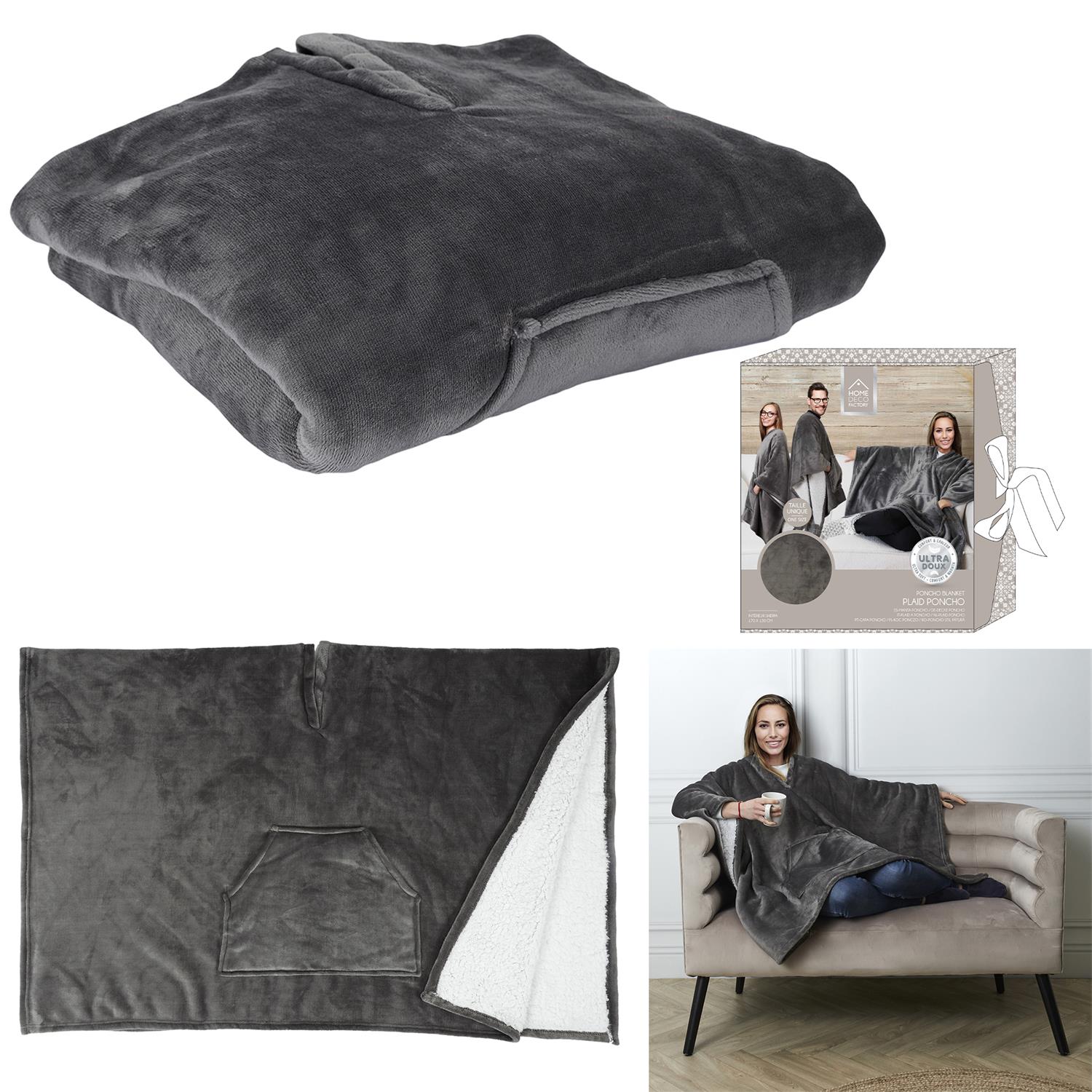 Poncho/plaid   HDF  - partij 67 stuks