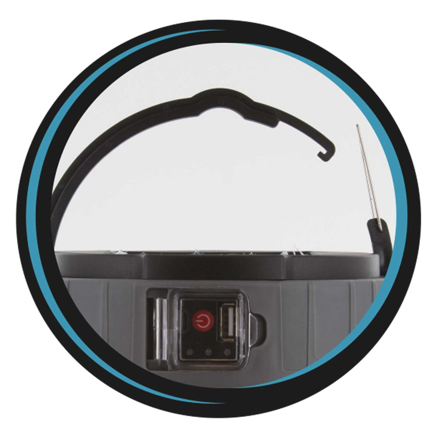 Solar campinglamp met ophangbeugel