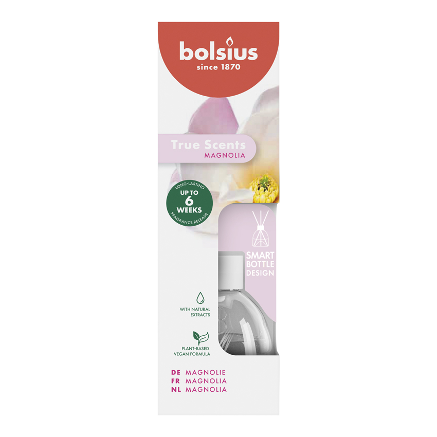 True Scents geurverspreider 60ml Magnolia True Scents geurverspreider 60ml Magnolia