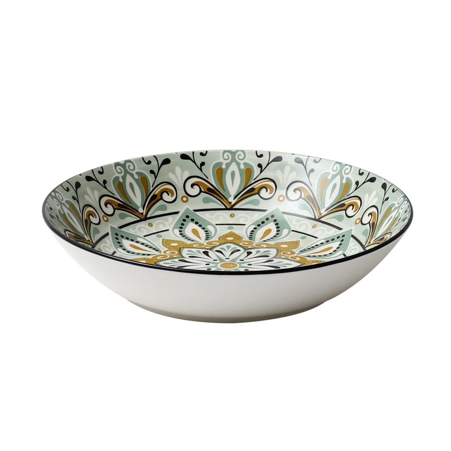 Bord Jaipur D20cm, Groen