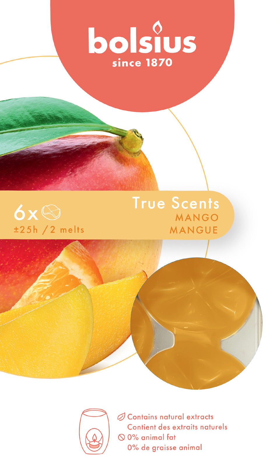 True Scents geurchips pack 6 Mango