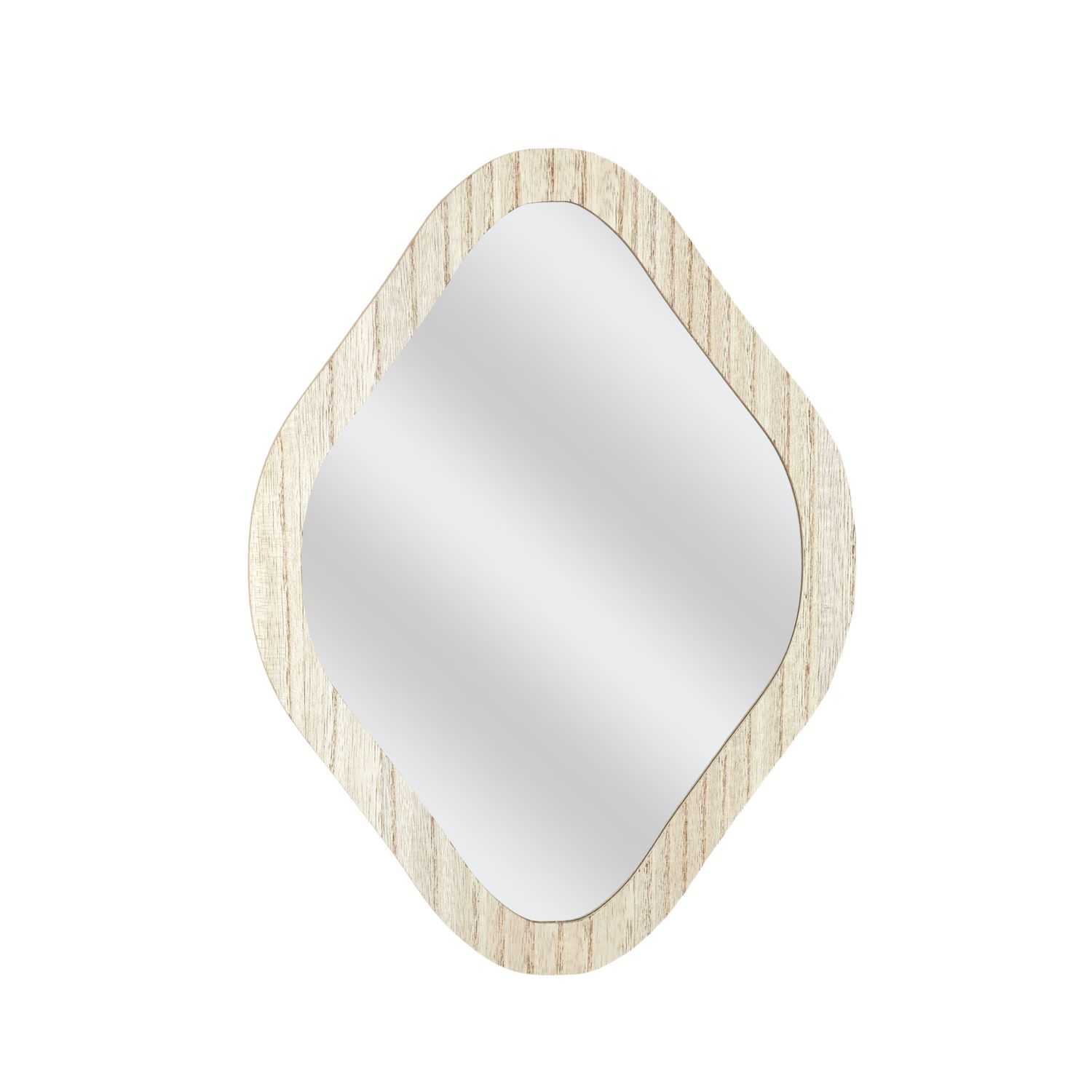 Houten spiegel H34cm