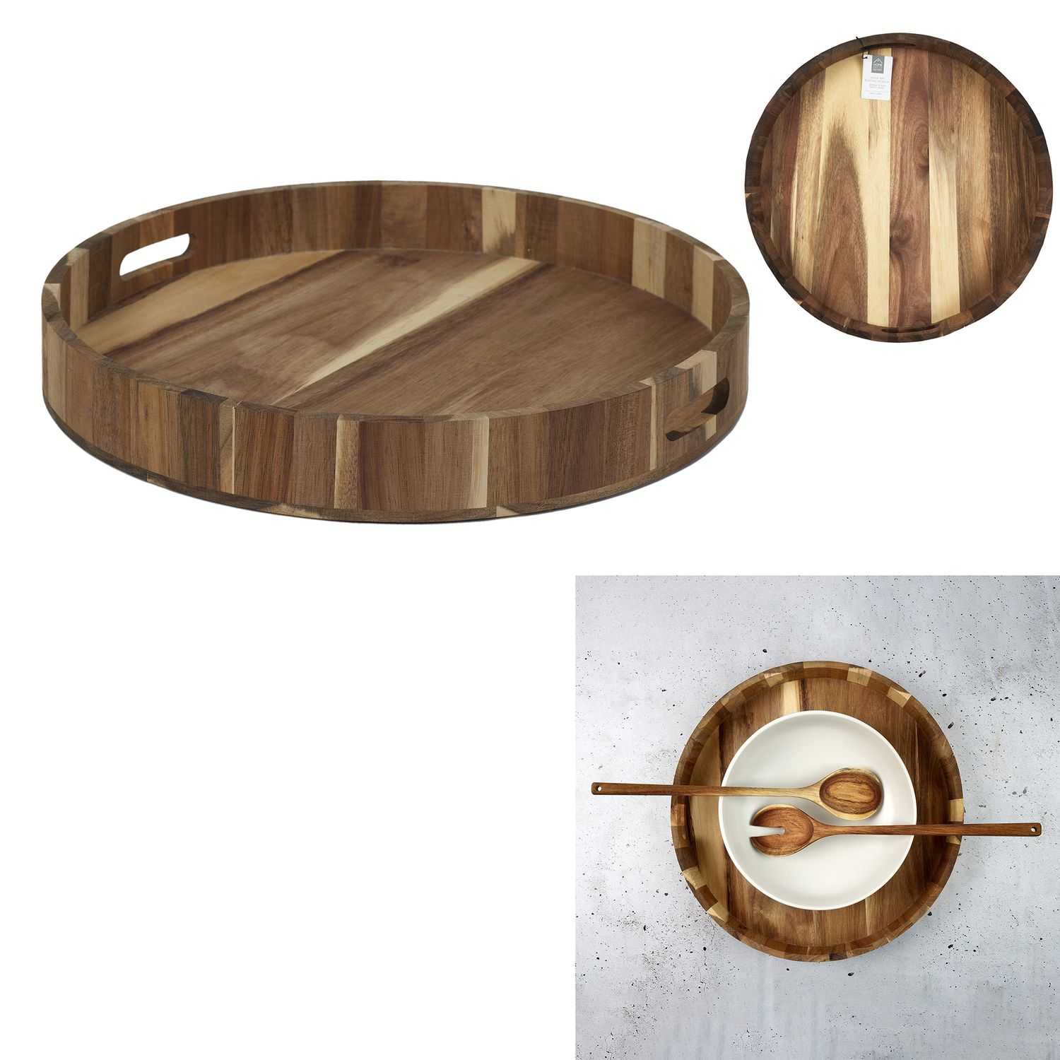 Acacia houten dienblad 40cm