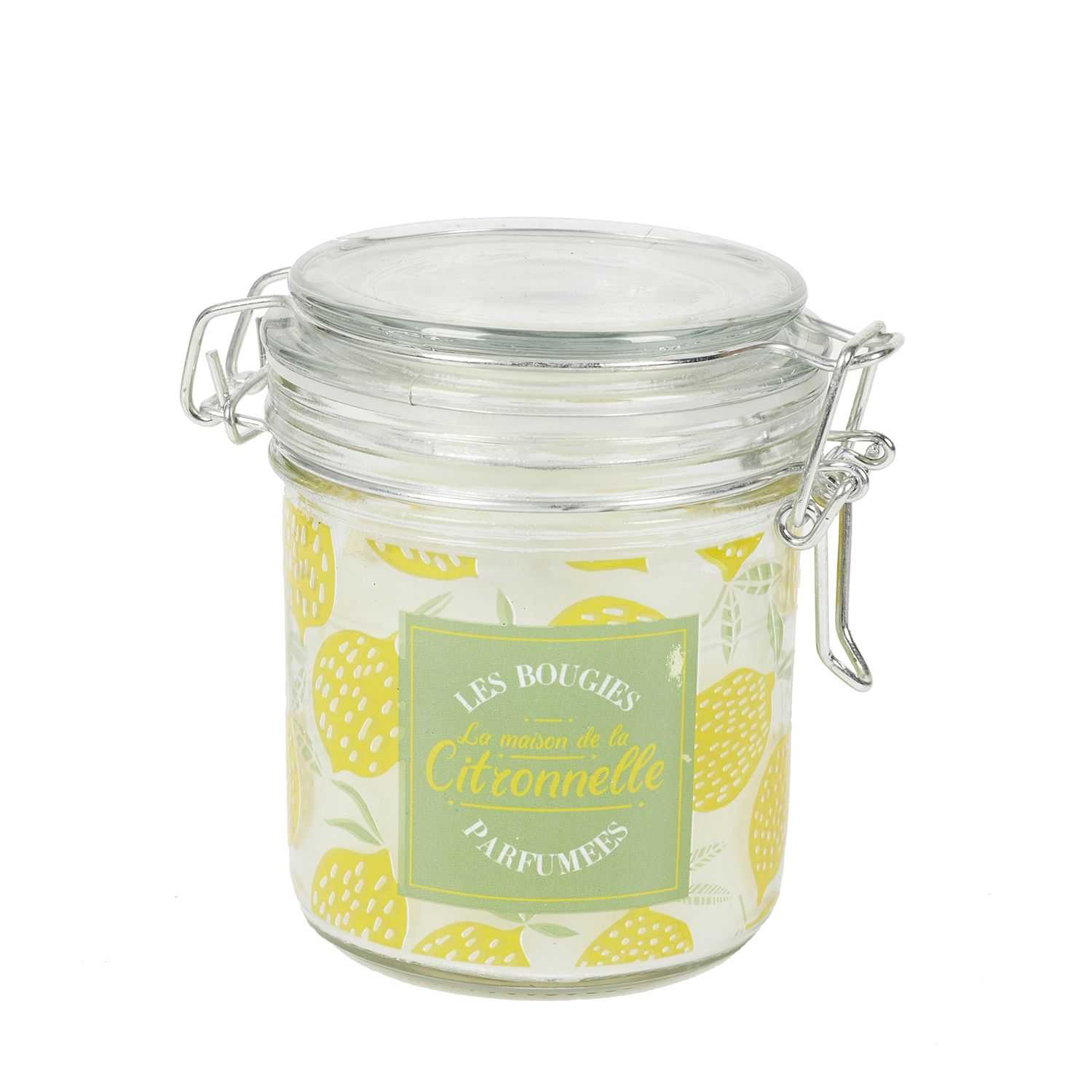 Citronella kaars in weckpot D11cm